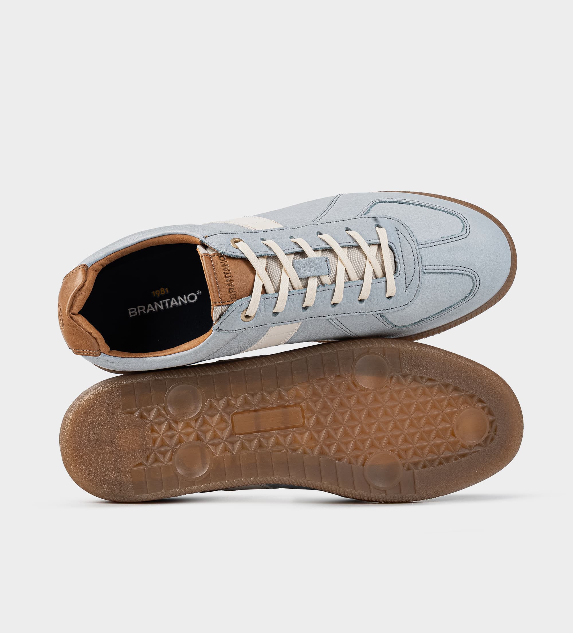 SNEAKER PIEL CASUAL AZUL
