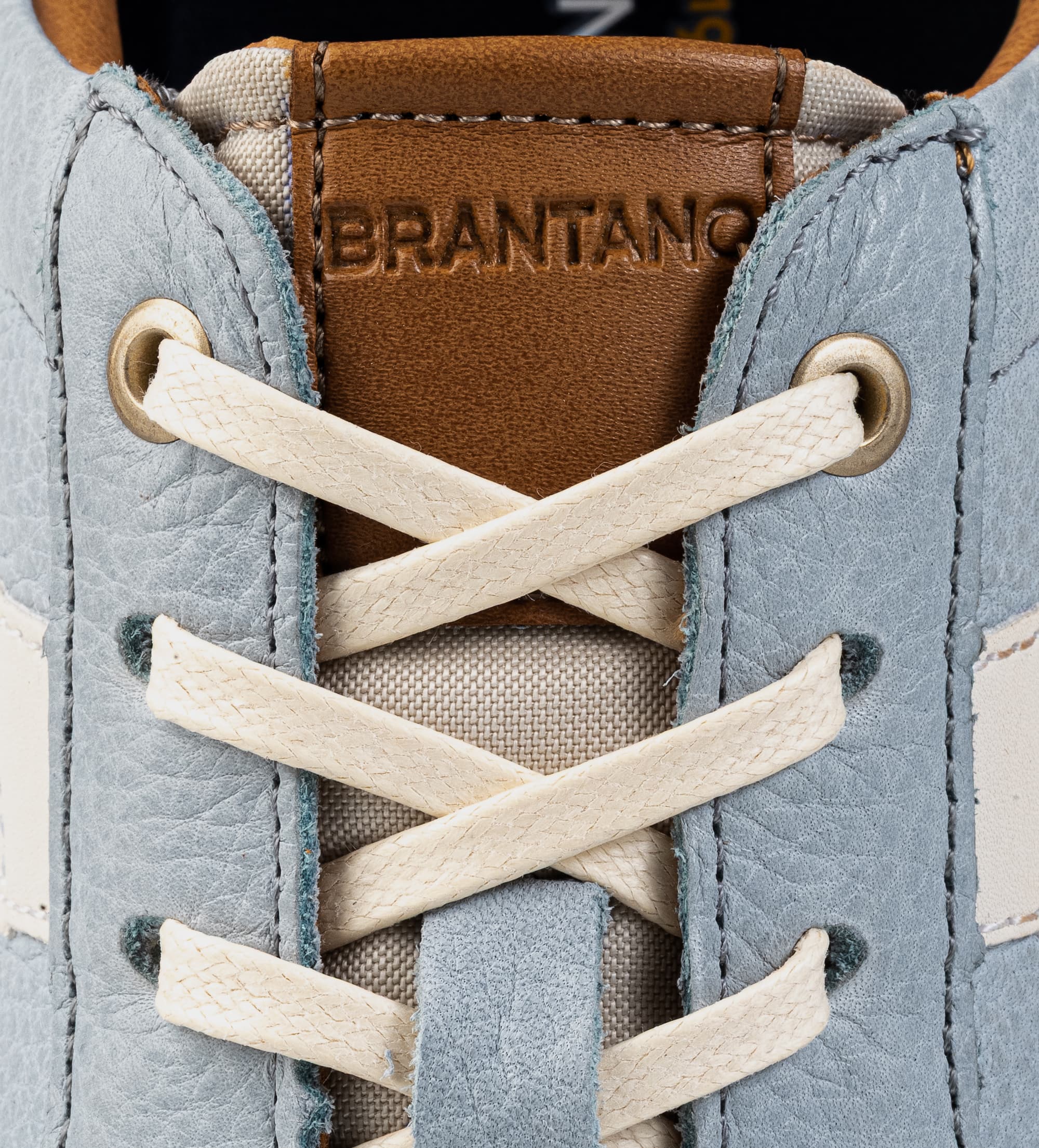 SNEAKER PIEL CASUAL AZUL