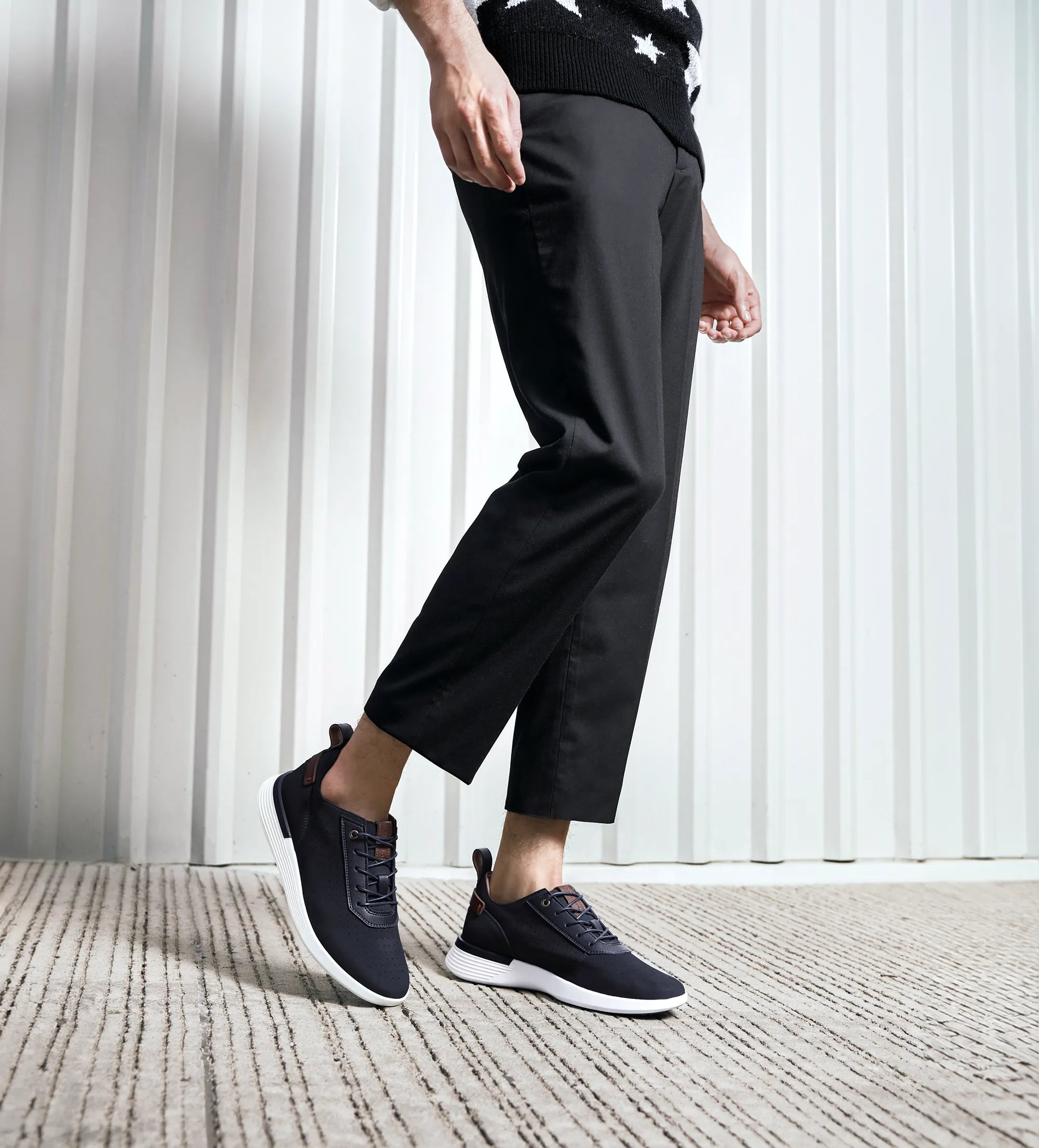 SNEAKER CASUAL SLIP ON MARINO