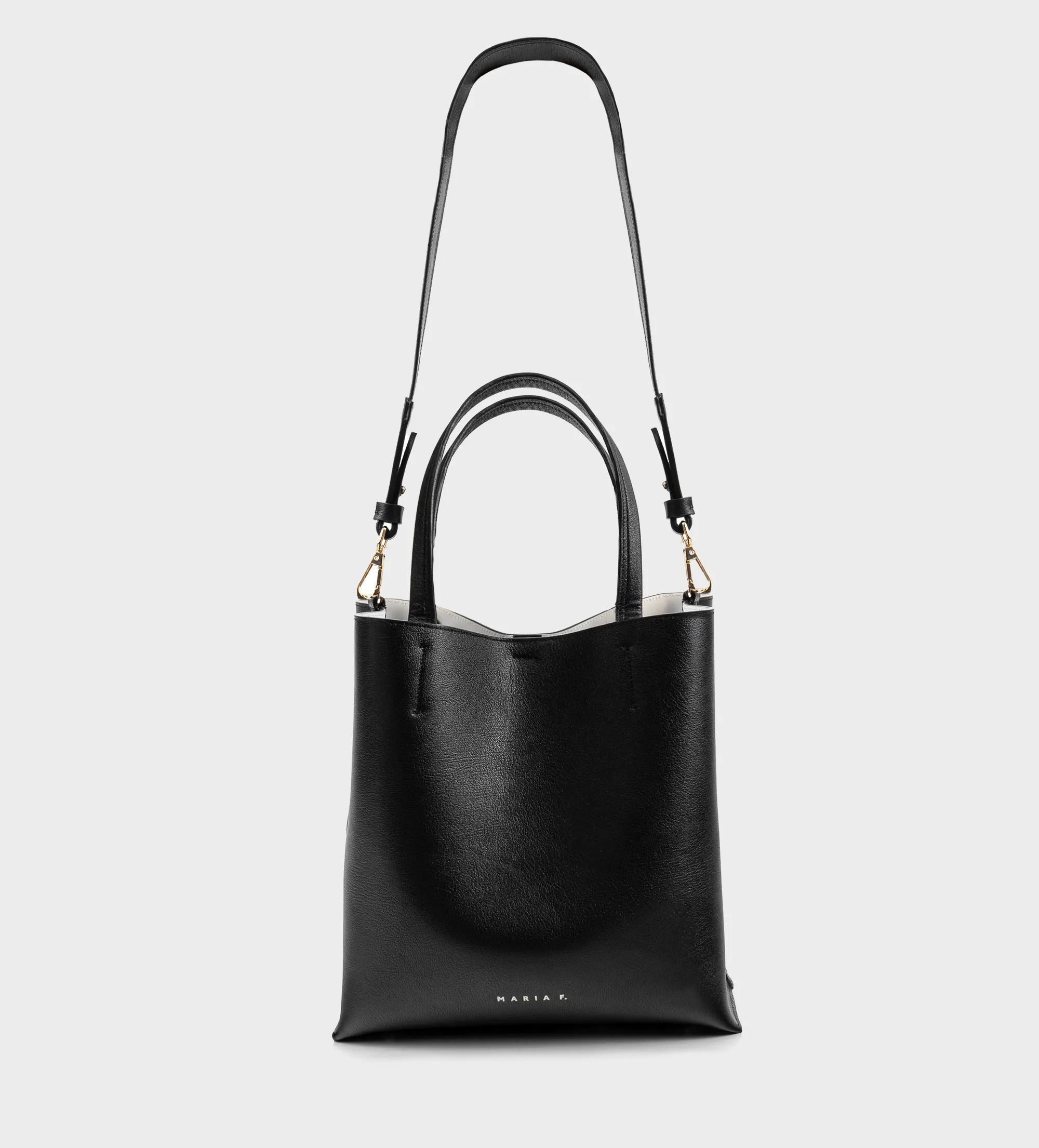 TOTE BAG PIEL NEGRO