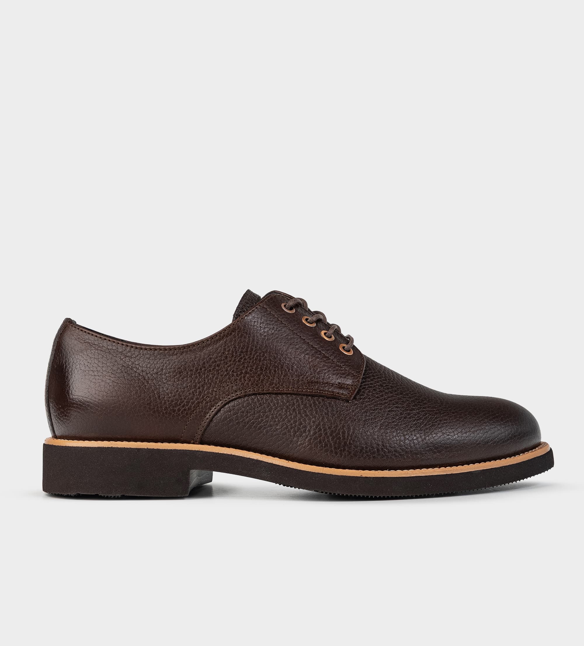 ZAPATO CASUAL SUELA EVA PIEL CAFÉ
