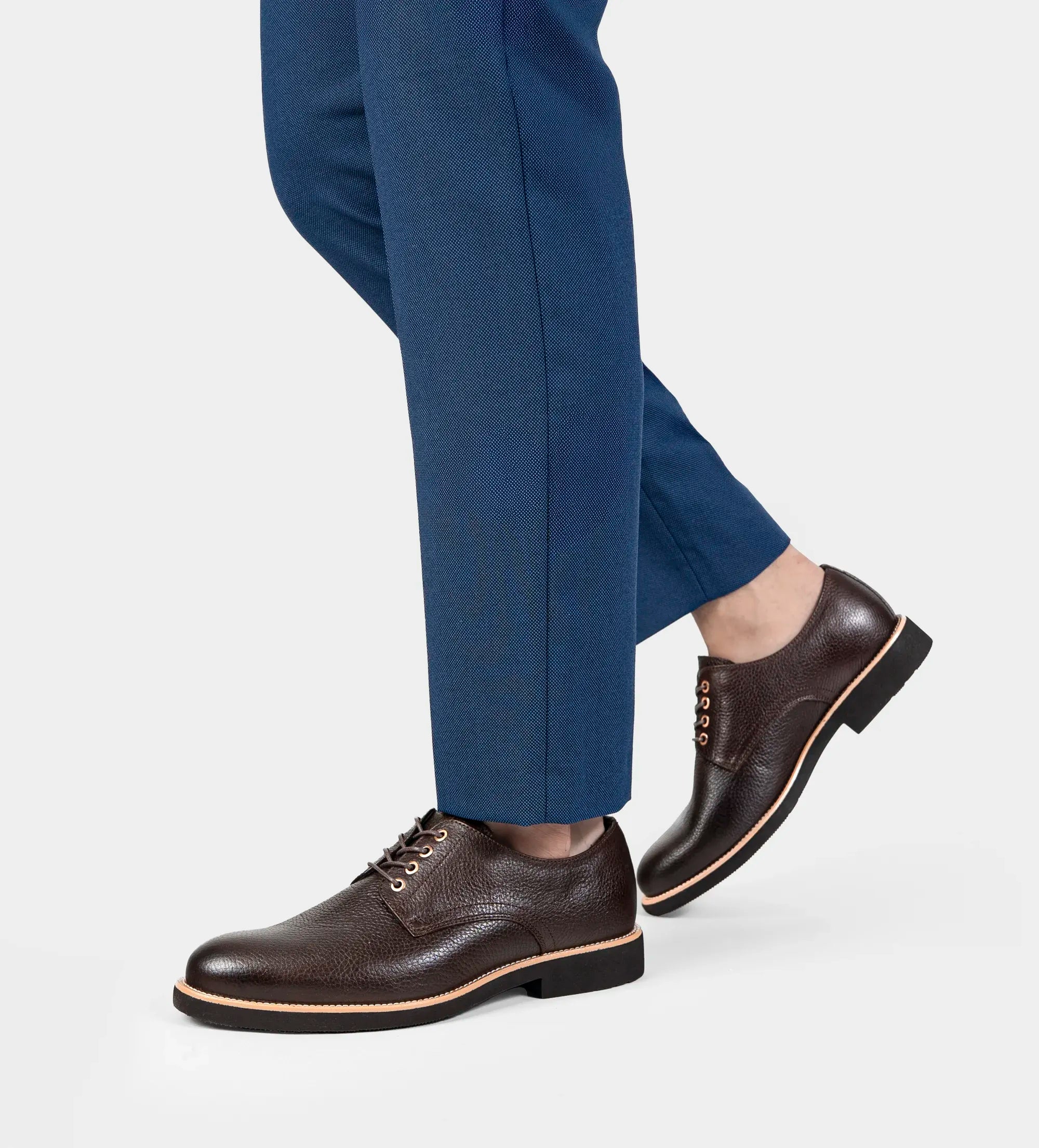 ZAPATO CASUAL SUELA EVA PIEL CAFÉ
