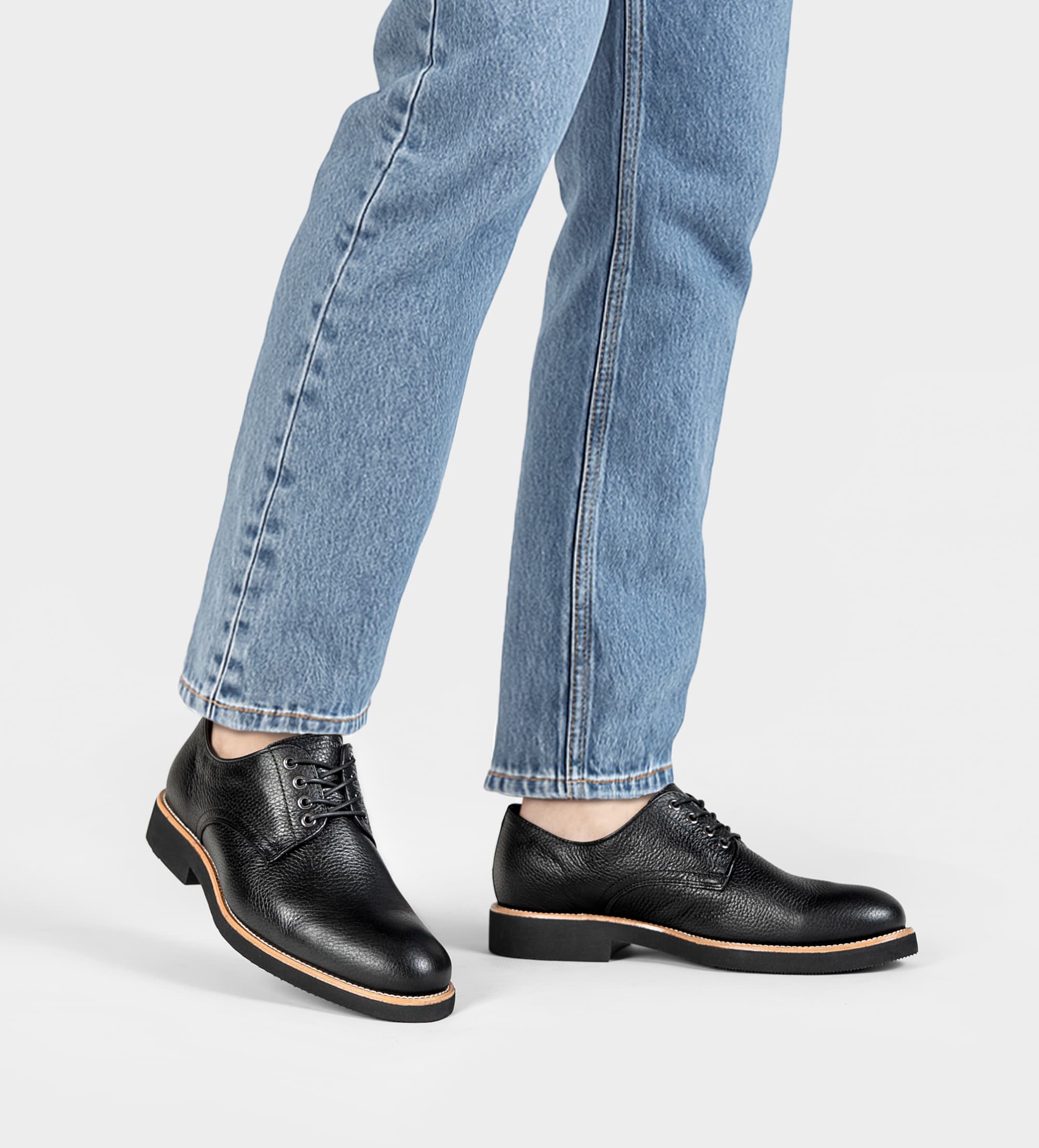 ZAPATO CASUAL SUELA EVA PIEL NEGRO