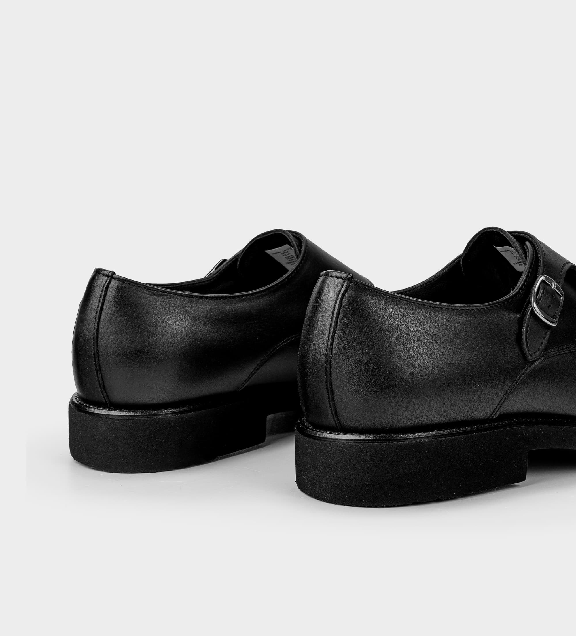 ZAPATO VESTIR MONK ULTRALIGERO PIEL NEGRO