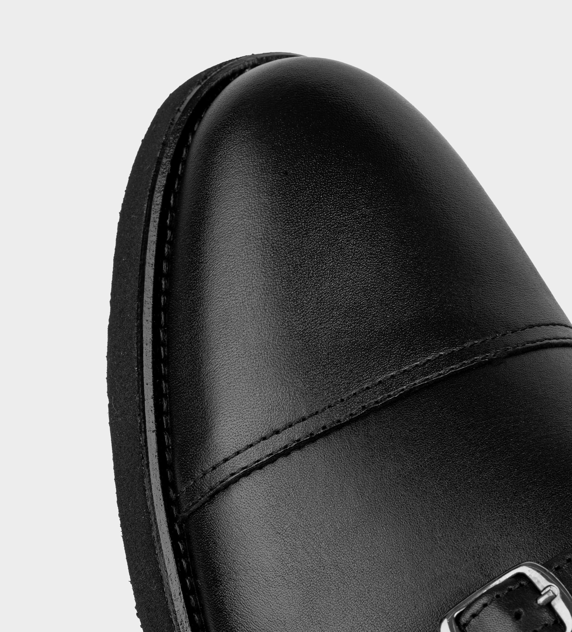 ZAPATO VESTIR MONK ULTRALIGERO PIEL NEGRO