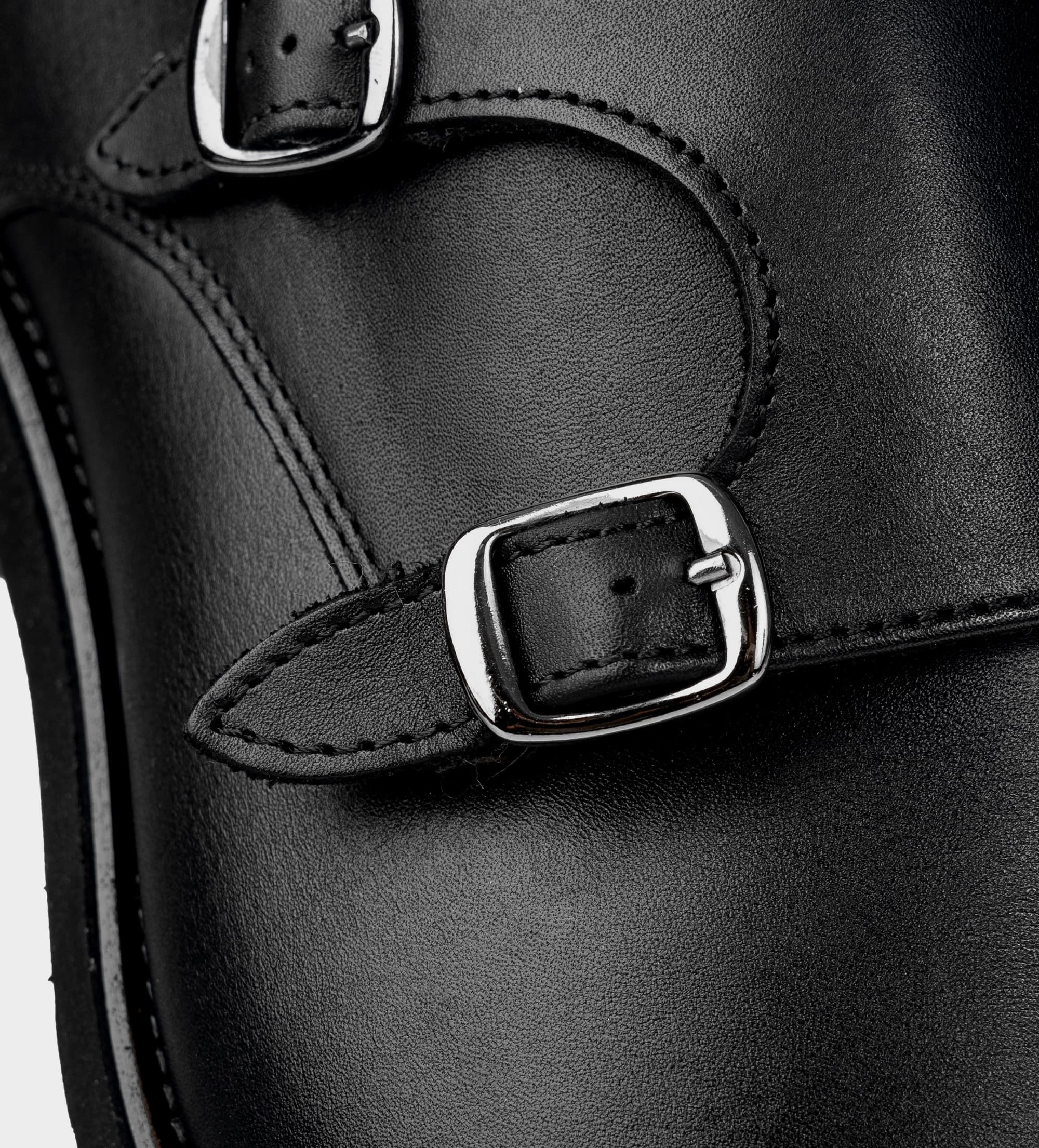 ZAPATO VESTIR MONK ULTRALIGERO PIEL NEGRO