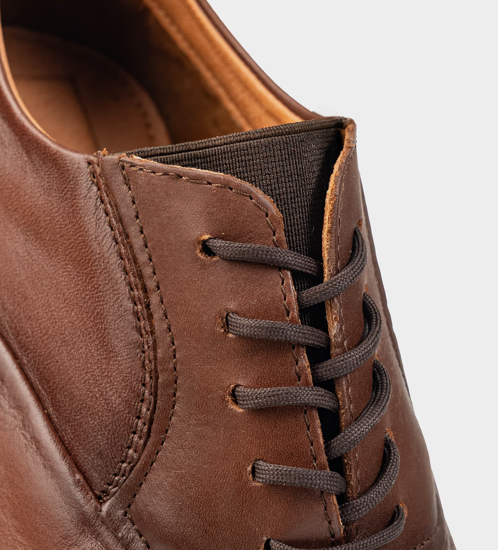ZAPATO VESTIR SUELA EVA PIEL CAFÉ