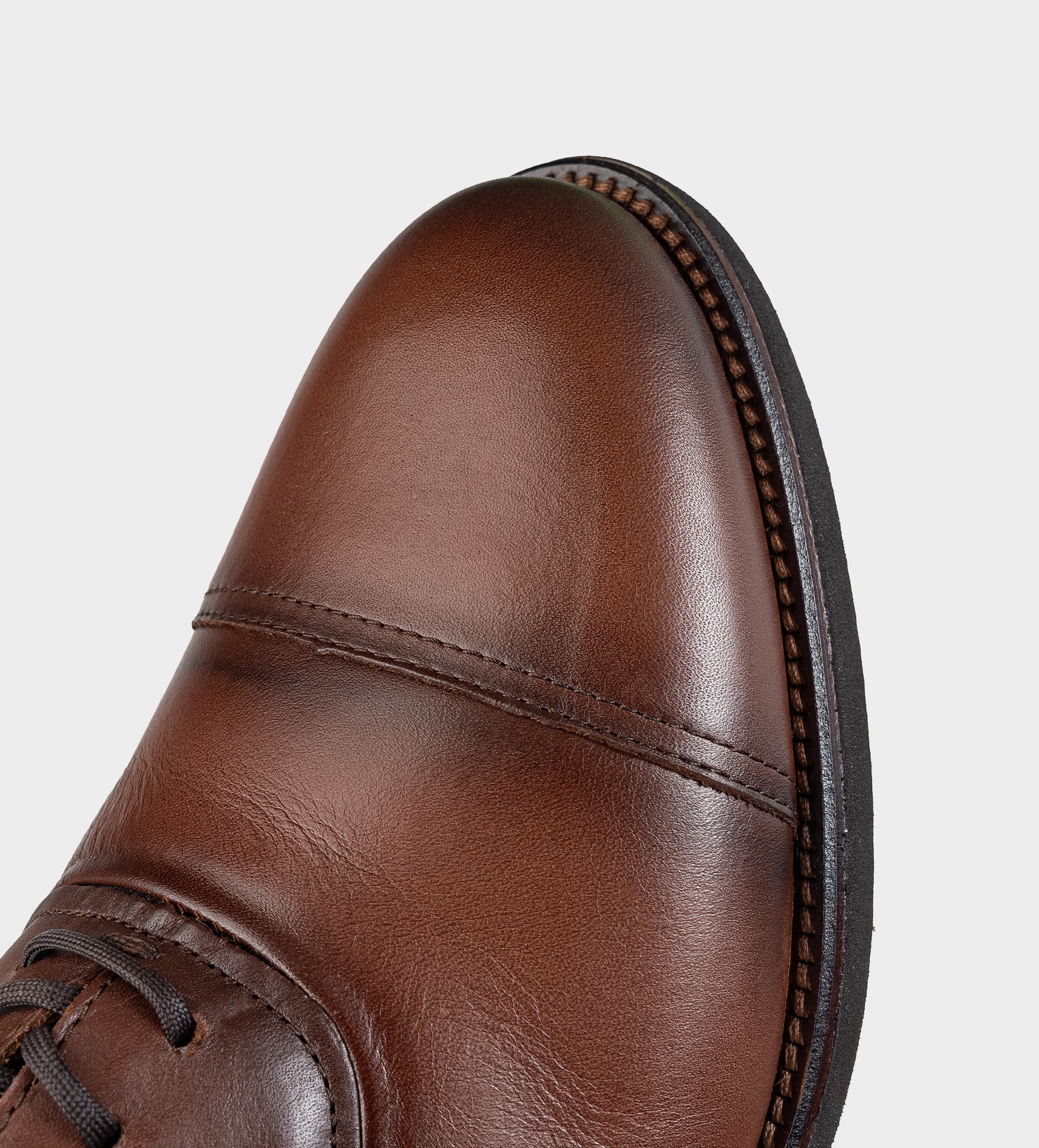 ZAPATO VESTIR SUELA EVA PIEL CAFÉ