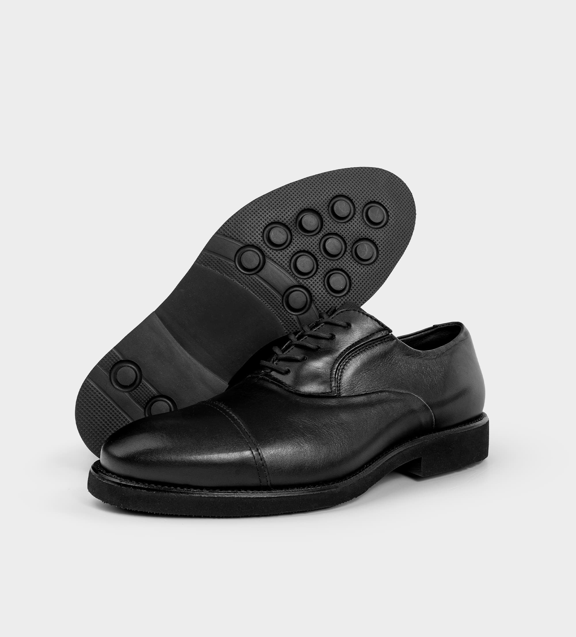 ZAPATO VESTIR SUELA EVA PIEL NEGRO