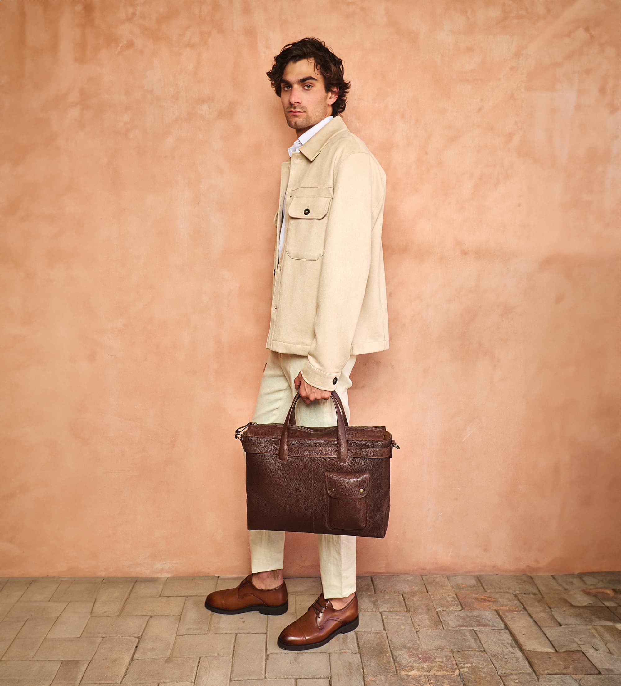 ZAPATO VESTIR BROGUE PIEL CAFÉ