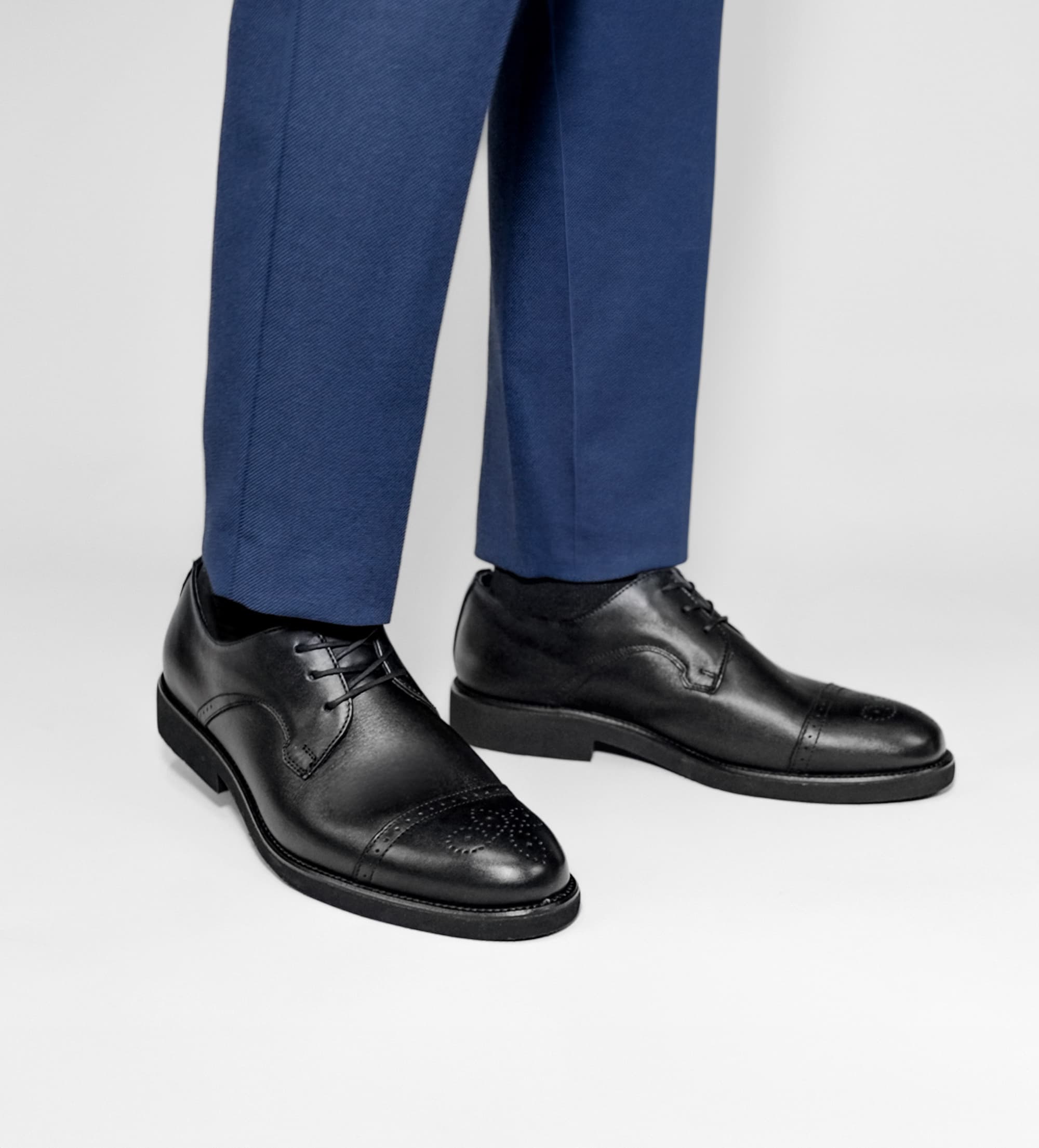 ZAPATO VESTIR BROGUE PIEL NEGRO