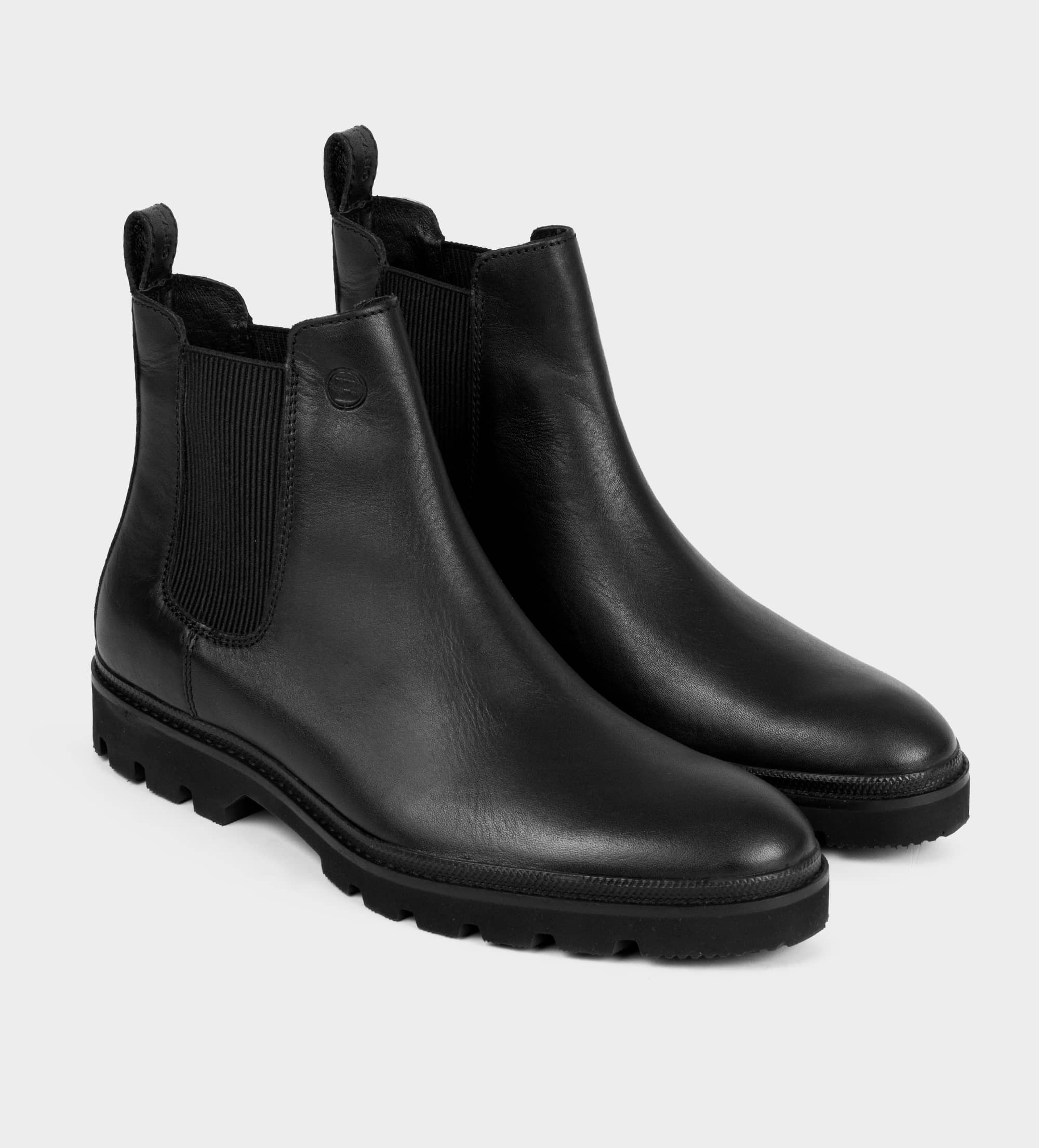 BOTA CHELSEA PIEL NEGRO