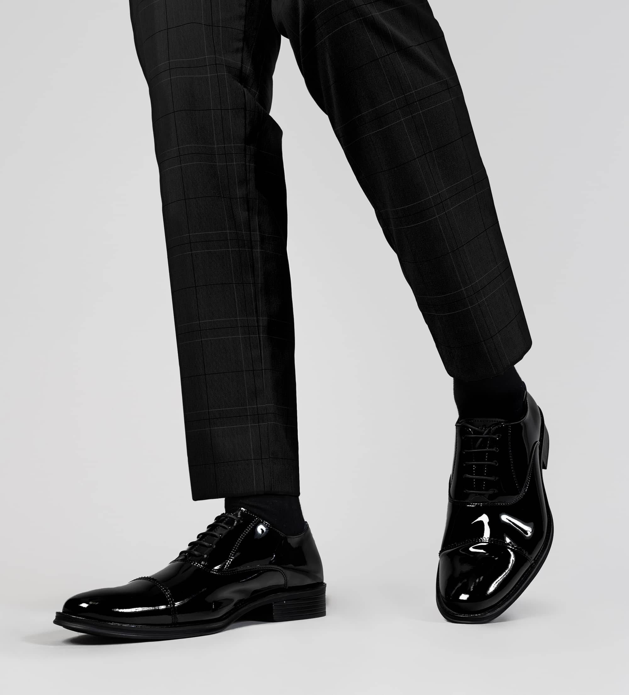 OXFORD PUNTERA CHAROL NEGRO