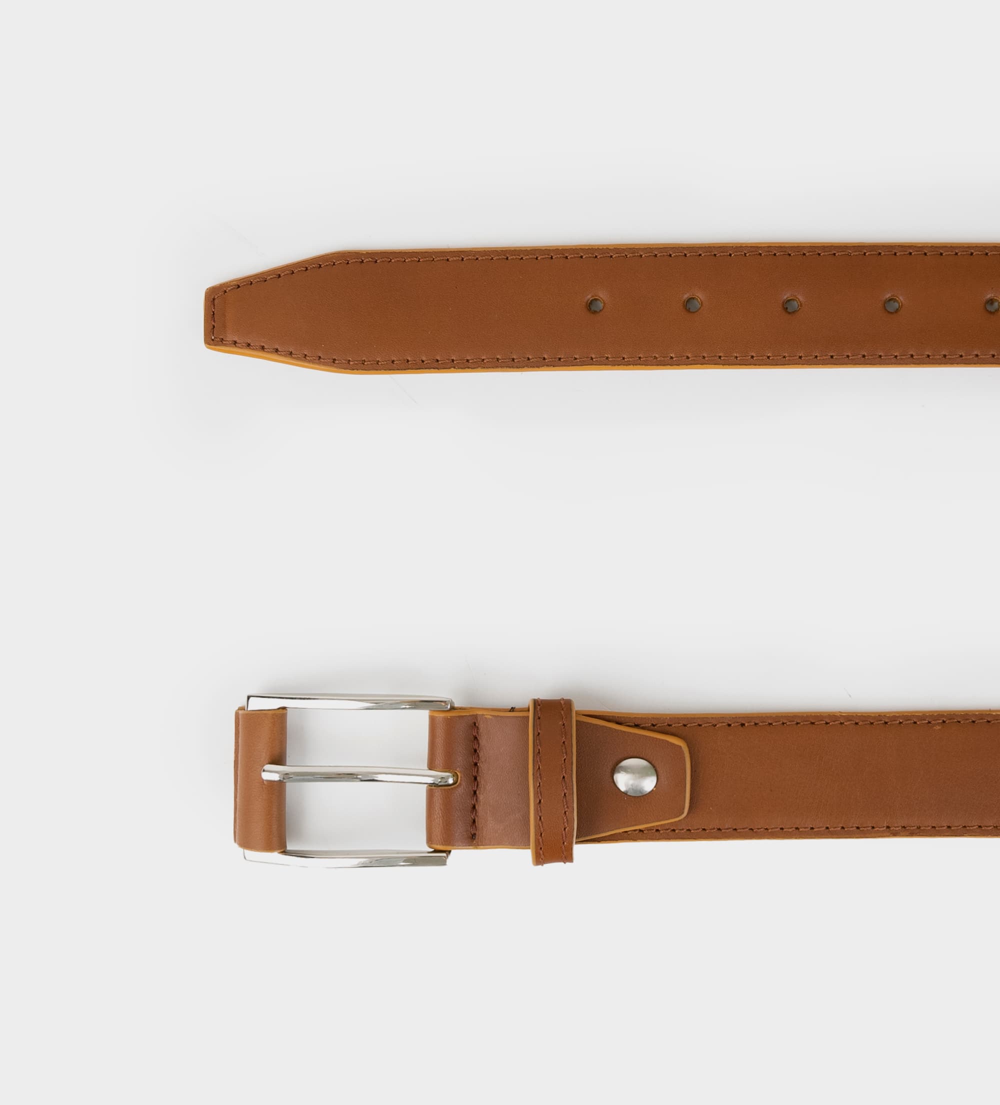 CINTURÓN HERRAJE PIEL MIEL