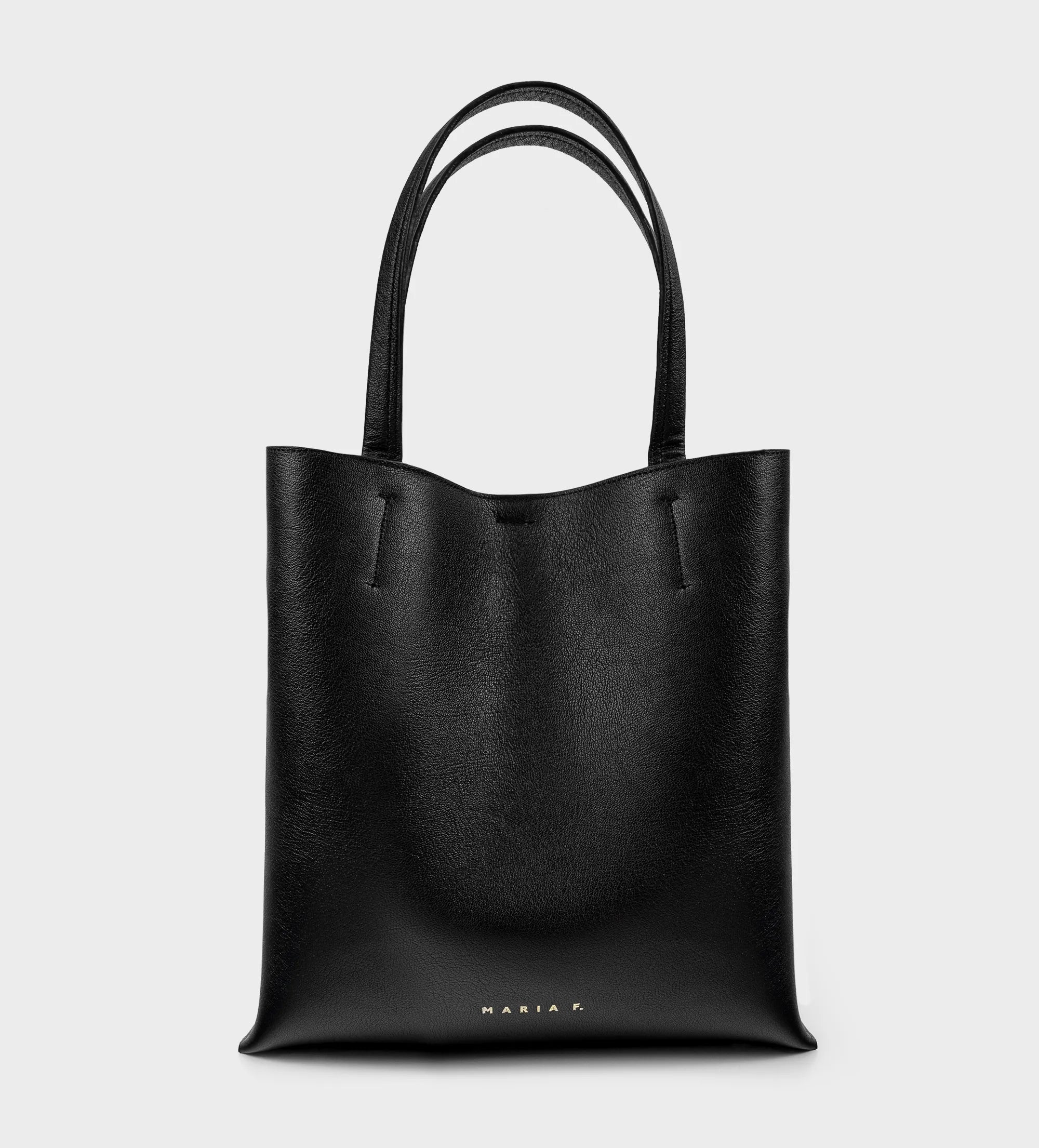 TOTE BAG PIEL NEGRO