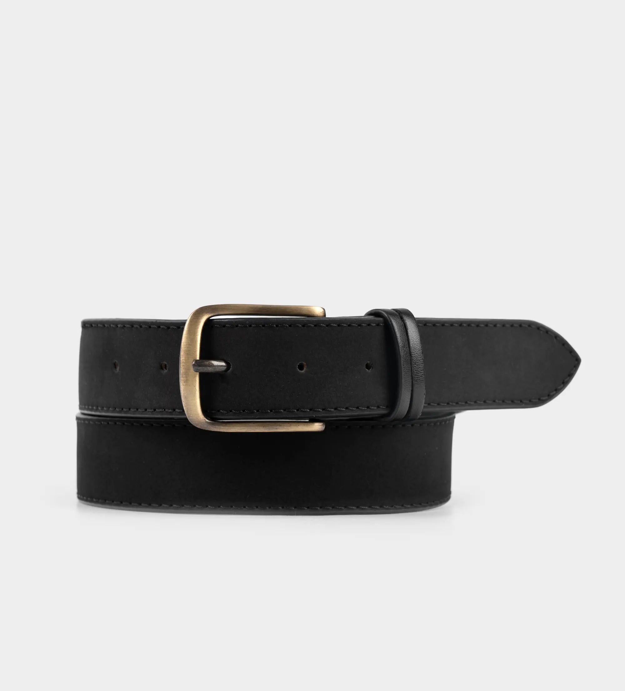 CINTURÓN HERRAJE VINTAGE NEGRO