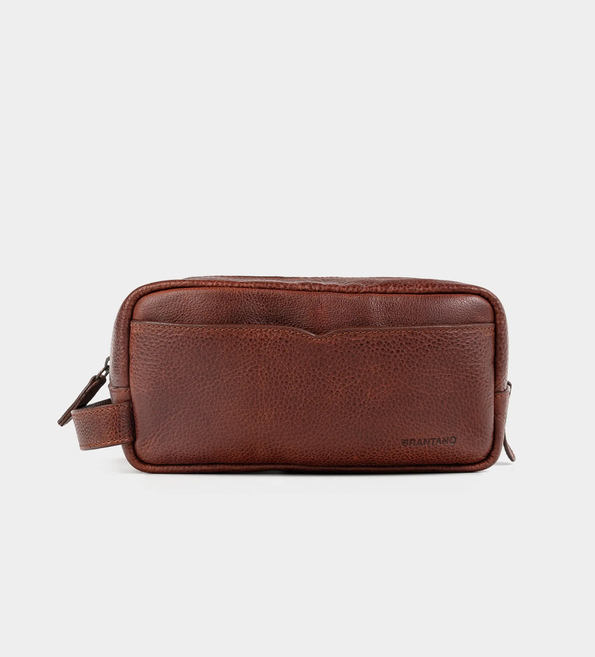 NECESER ORGANIZADOR PIEL COGNAC