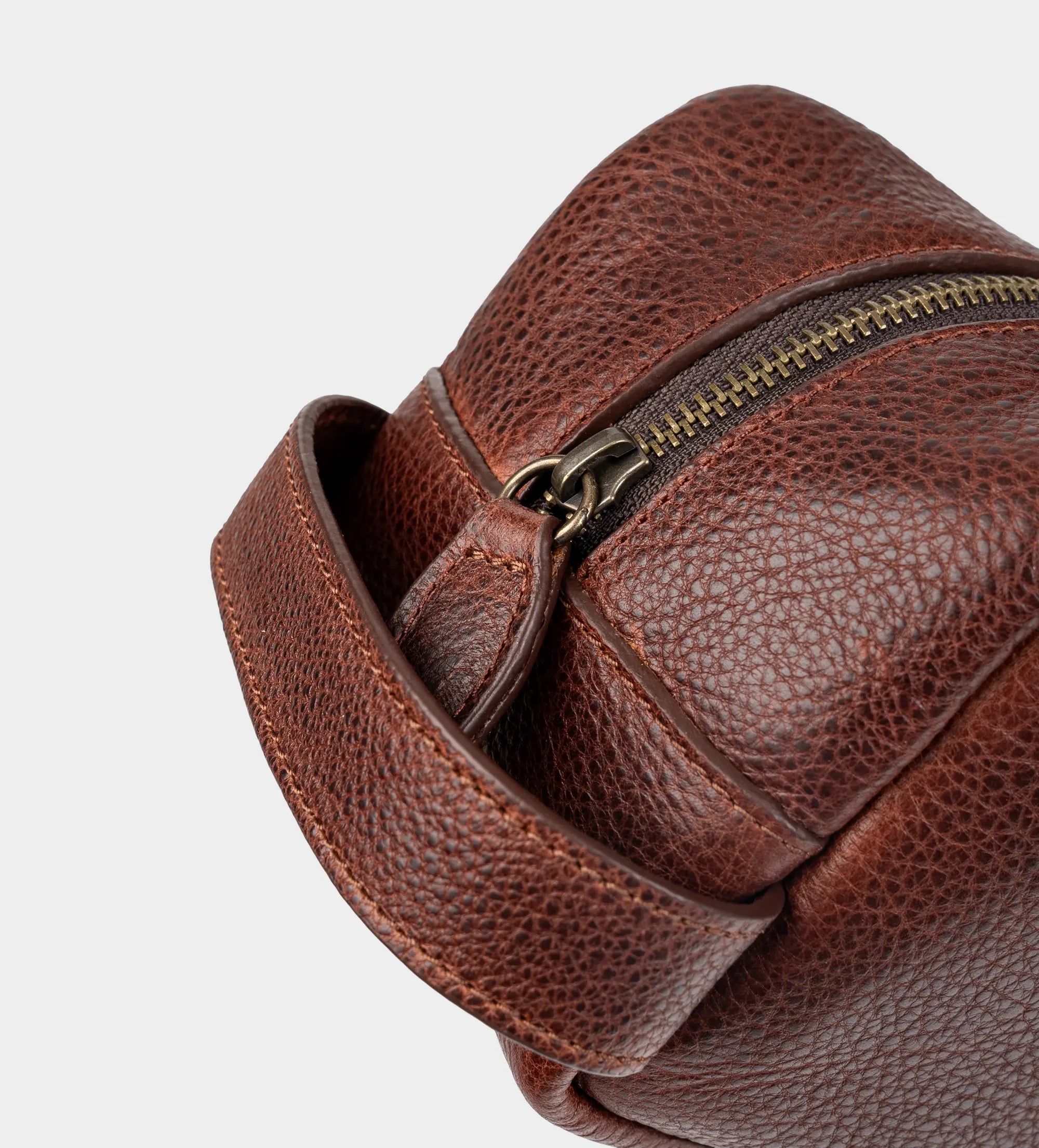 NECESER ORGANIZADOR PIEL COGNAC