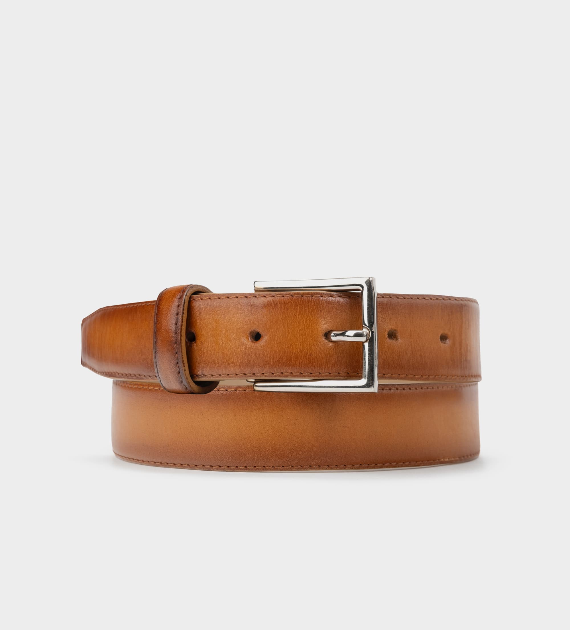 CINTURÓN PIEL AUTÉNTICA MIEL