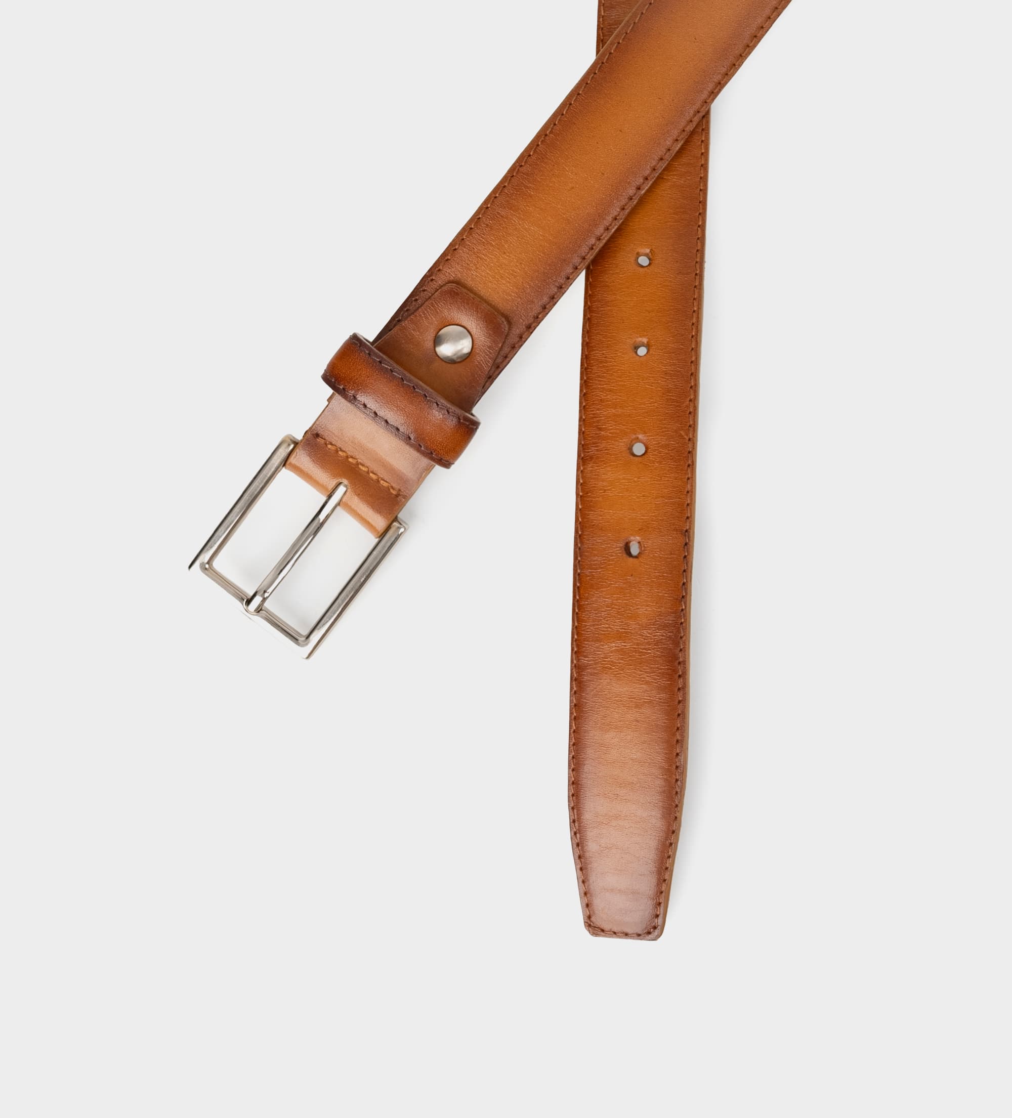 CINTURÓN PIEL AUTÉNTICA MIEL