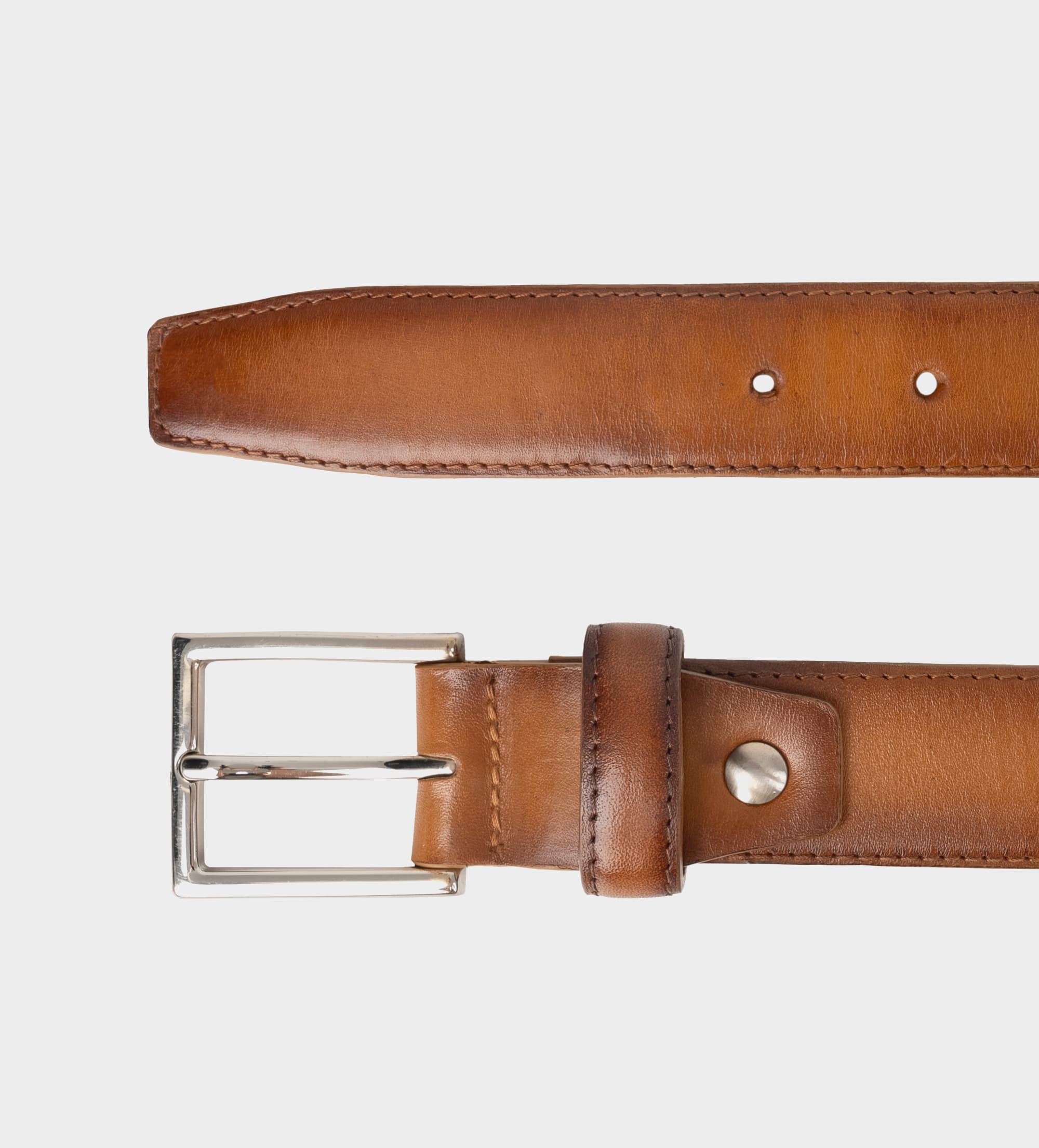 CINTURÓN PIEL AUTÉNTICA MIEL