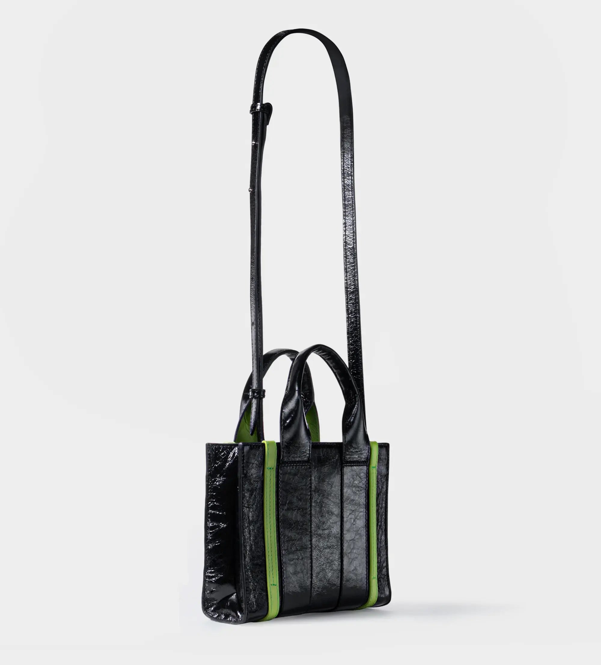 BOLSO MINI TOTE PIEL NEGRO