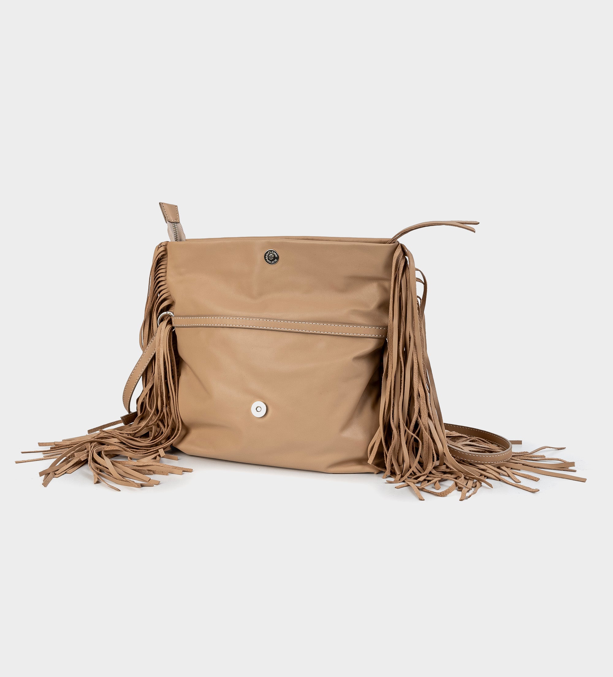 BOLSO CROSSBODY FLECOS PIEL NUDE
