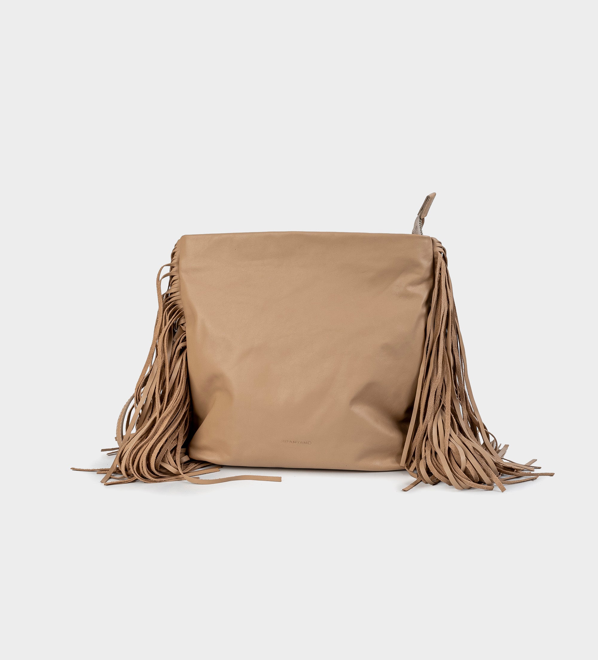 BOLSO CROSSBODY FLECOS PIEL NUDE