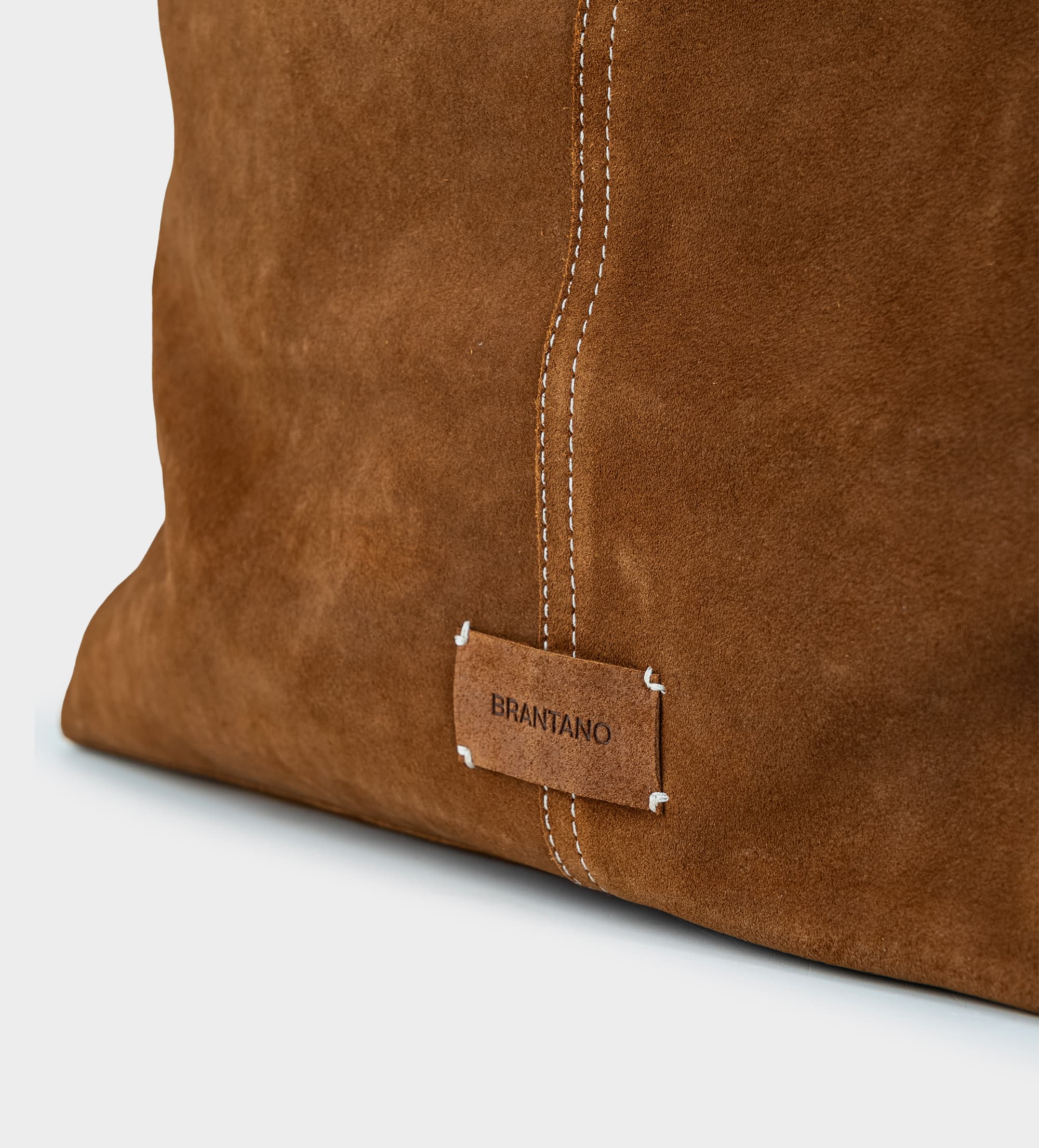 TOTE PIEL GAMUZA CAFÉ