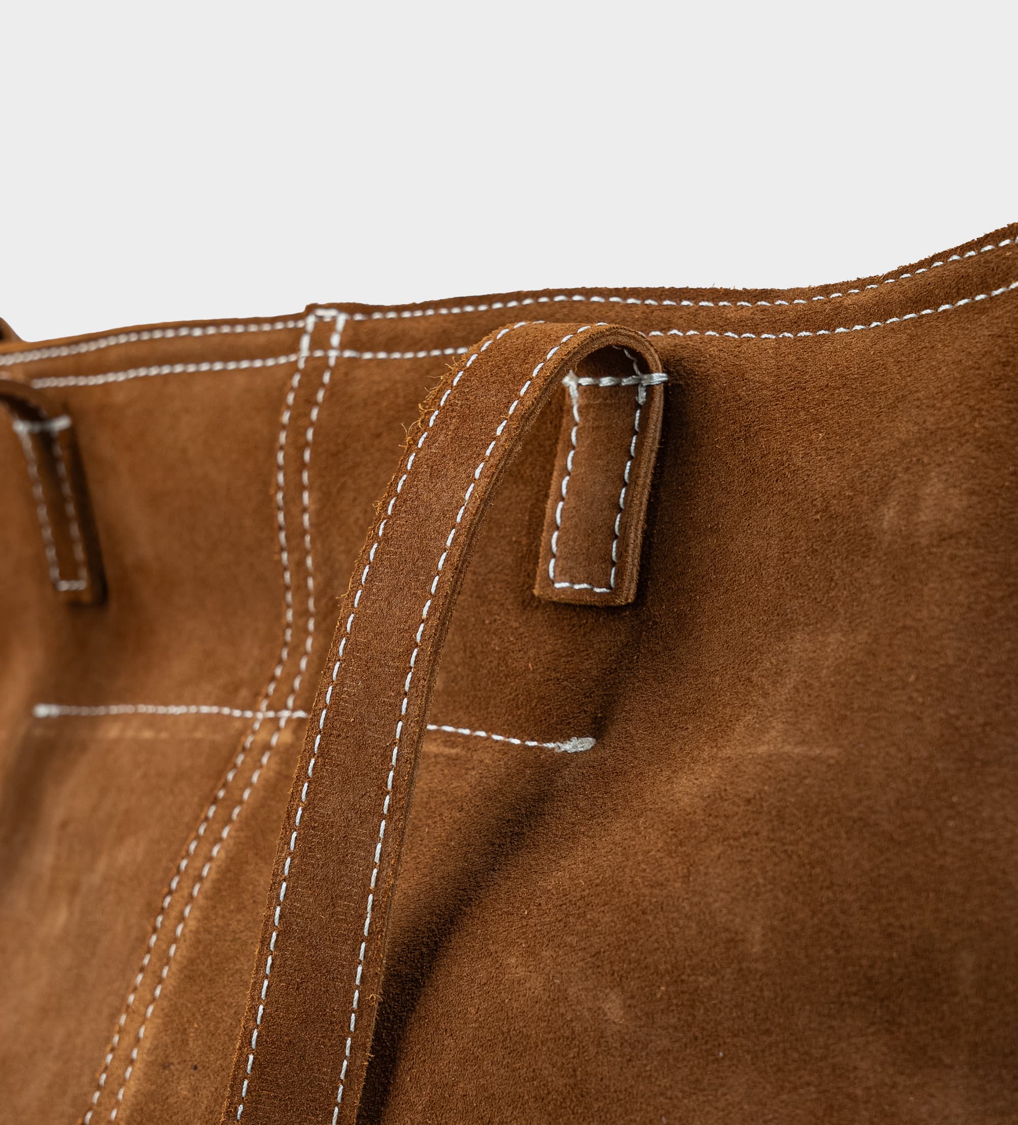 TOTE PIEL GAMUZA CAFÉ