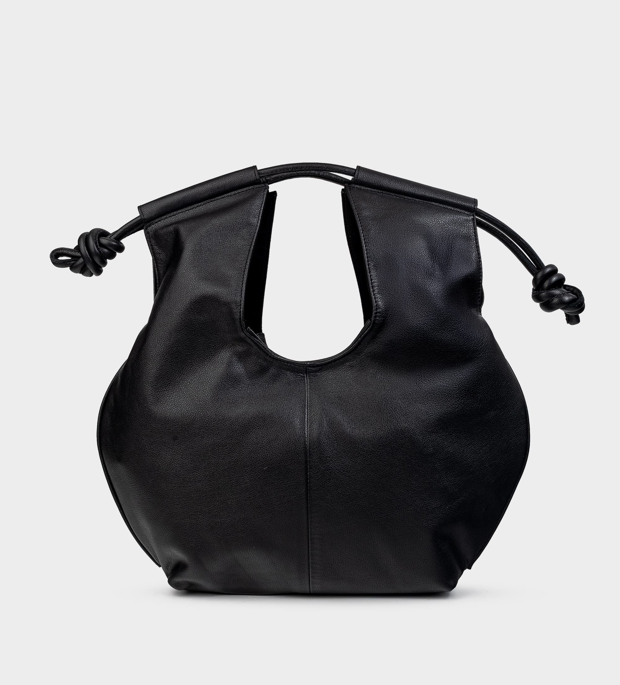 BOLSO HOBO PIEL NEGRO