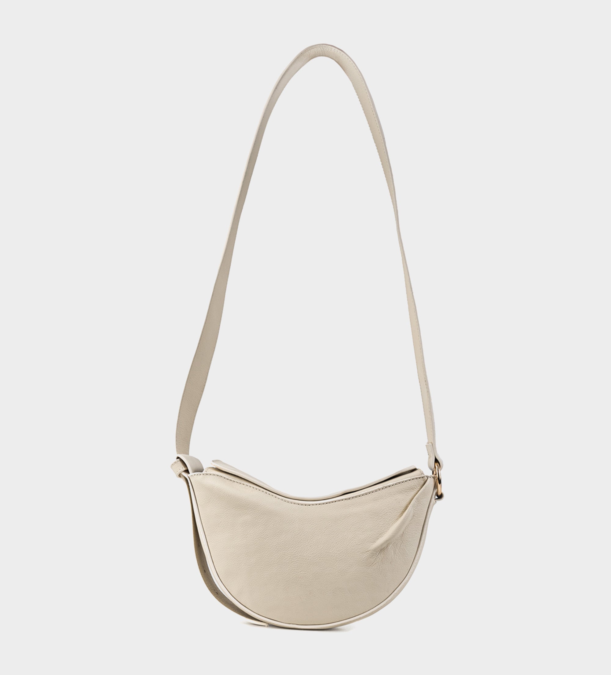 BOLSA CROSSBODY MEDIA LUNA PIEL BLANCO
