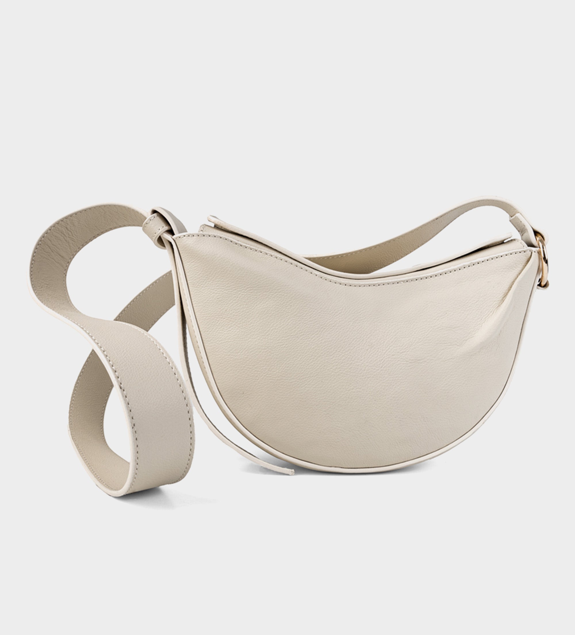 BOLSA CROSSBODY MEDIA LUNA PIEL BLANCO