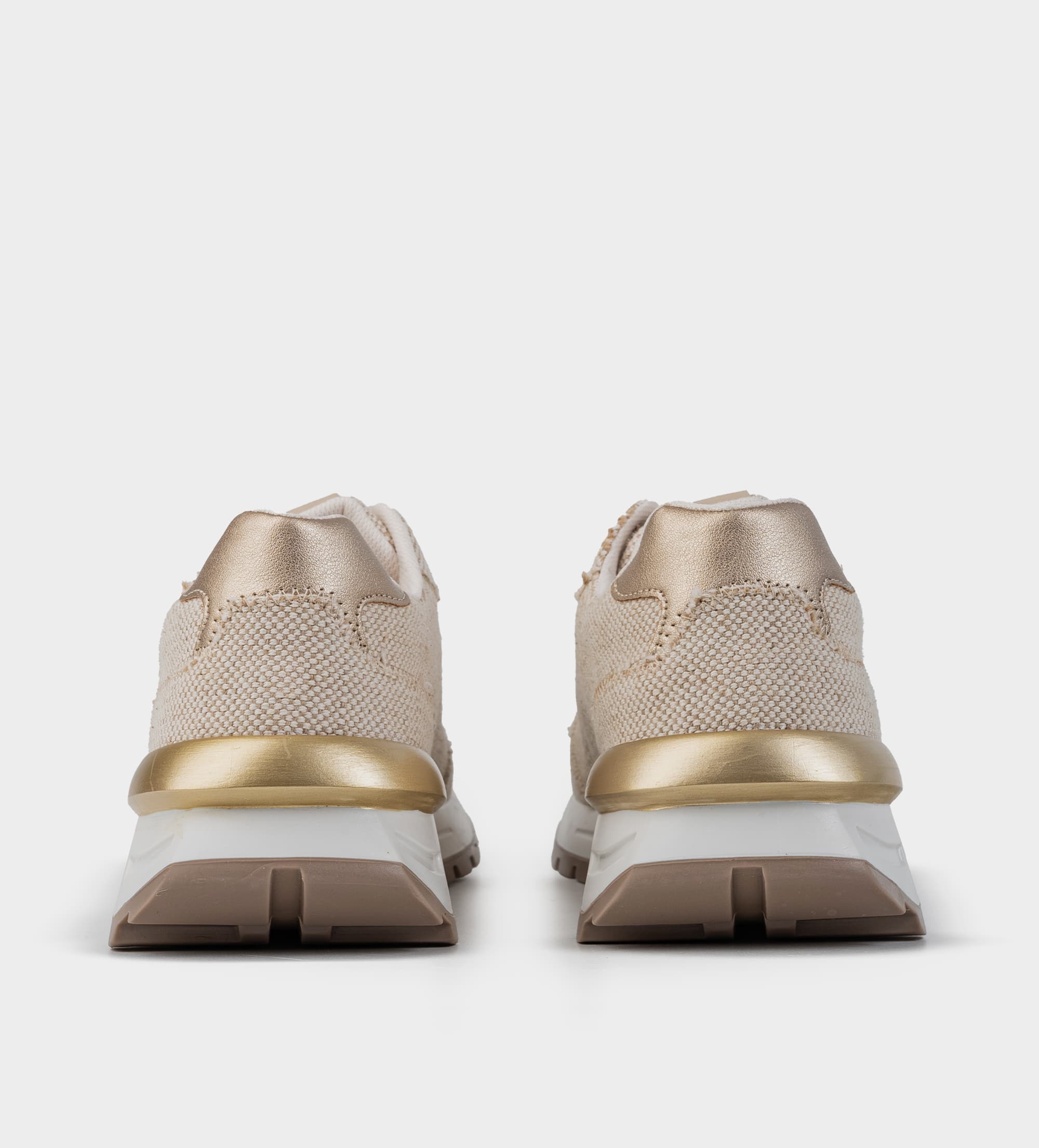 SNEAKER CASUAL TEXTIL BEIGE