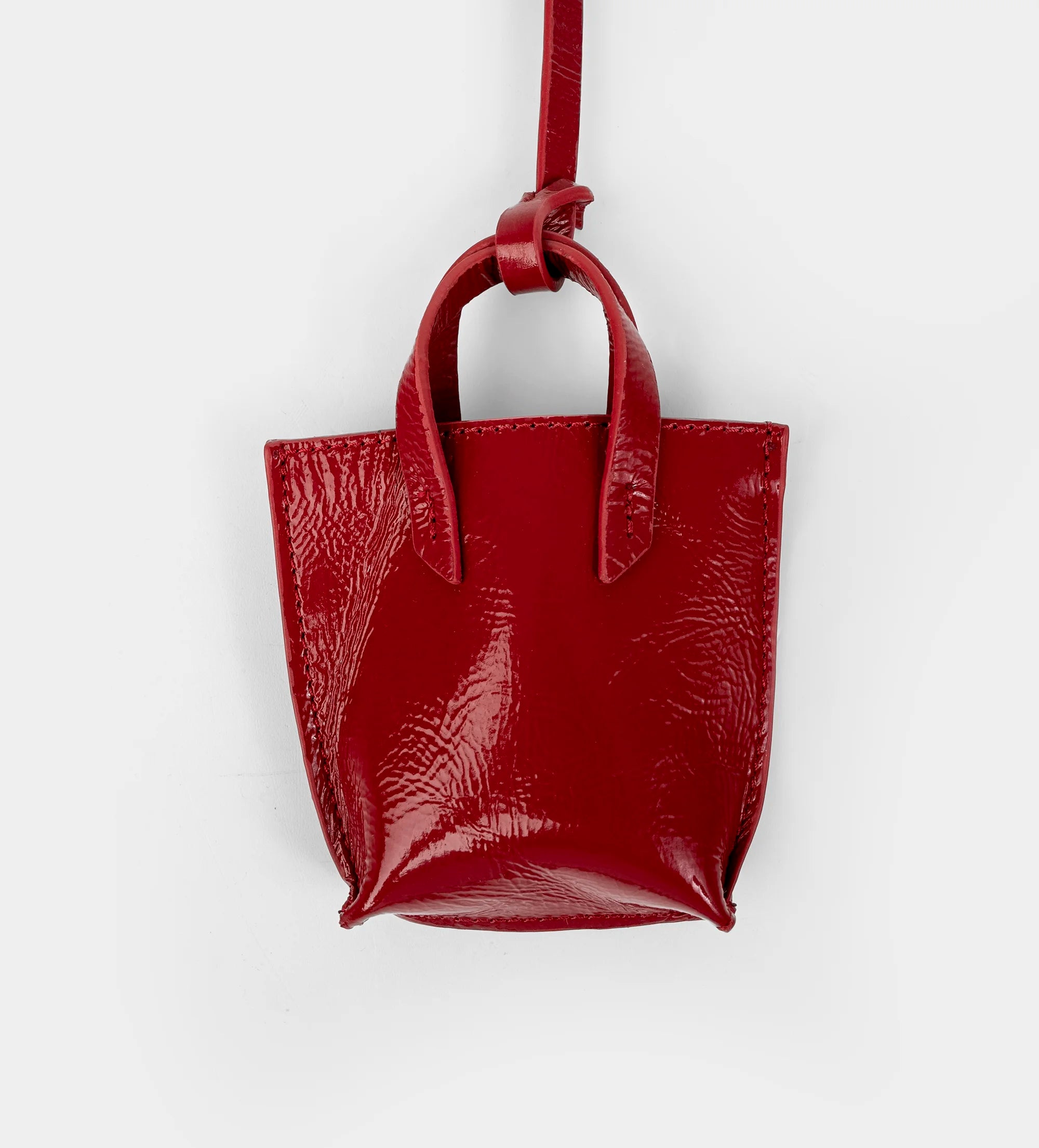 CHARM MINI BOLSO PIEL CHAROL ROJO