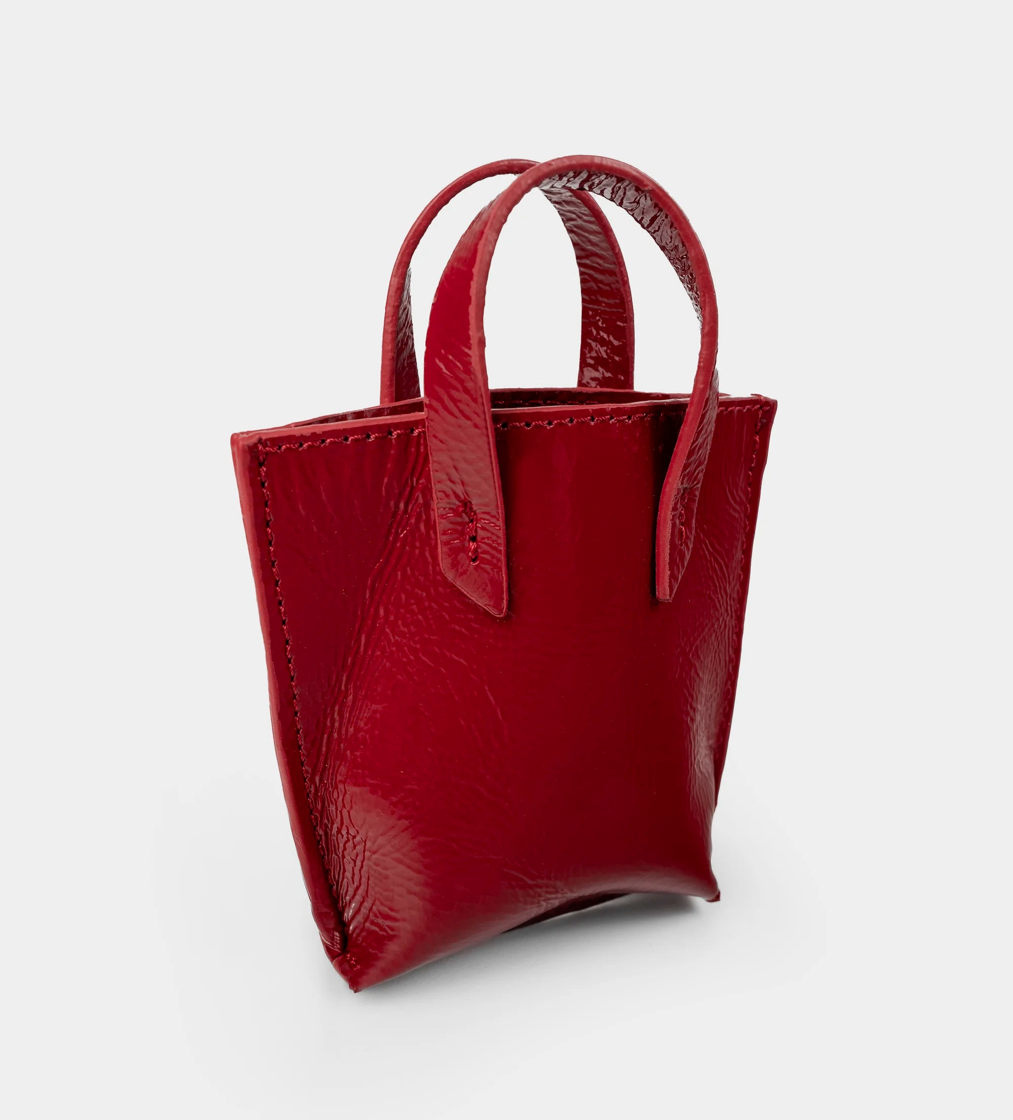 CHARM MINI BOLSO PIEL CHAROL ROJO