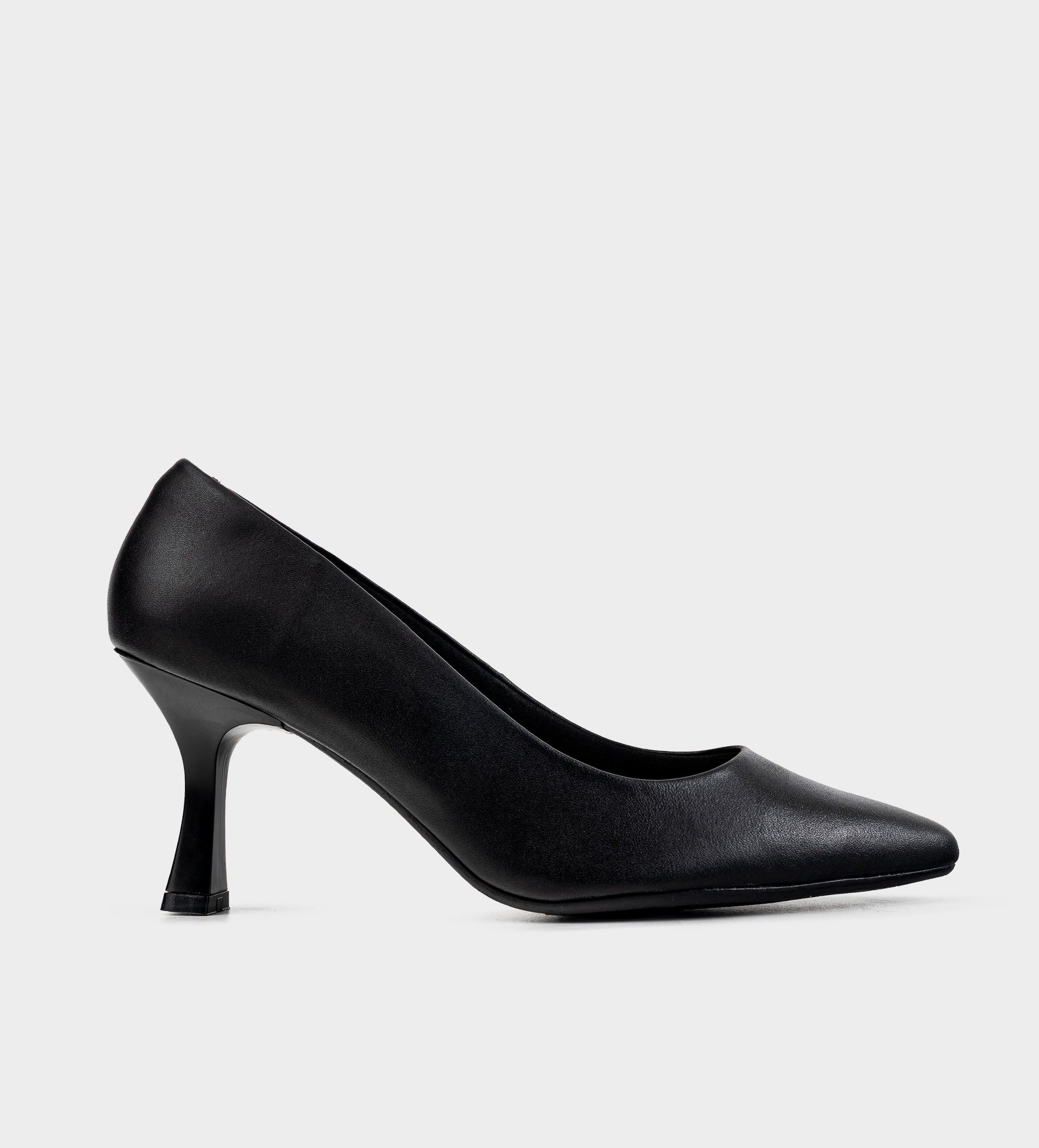 ZAPATO TACÓN BAJO PIEL NEGRO