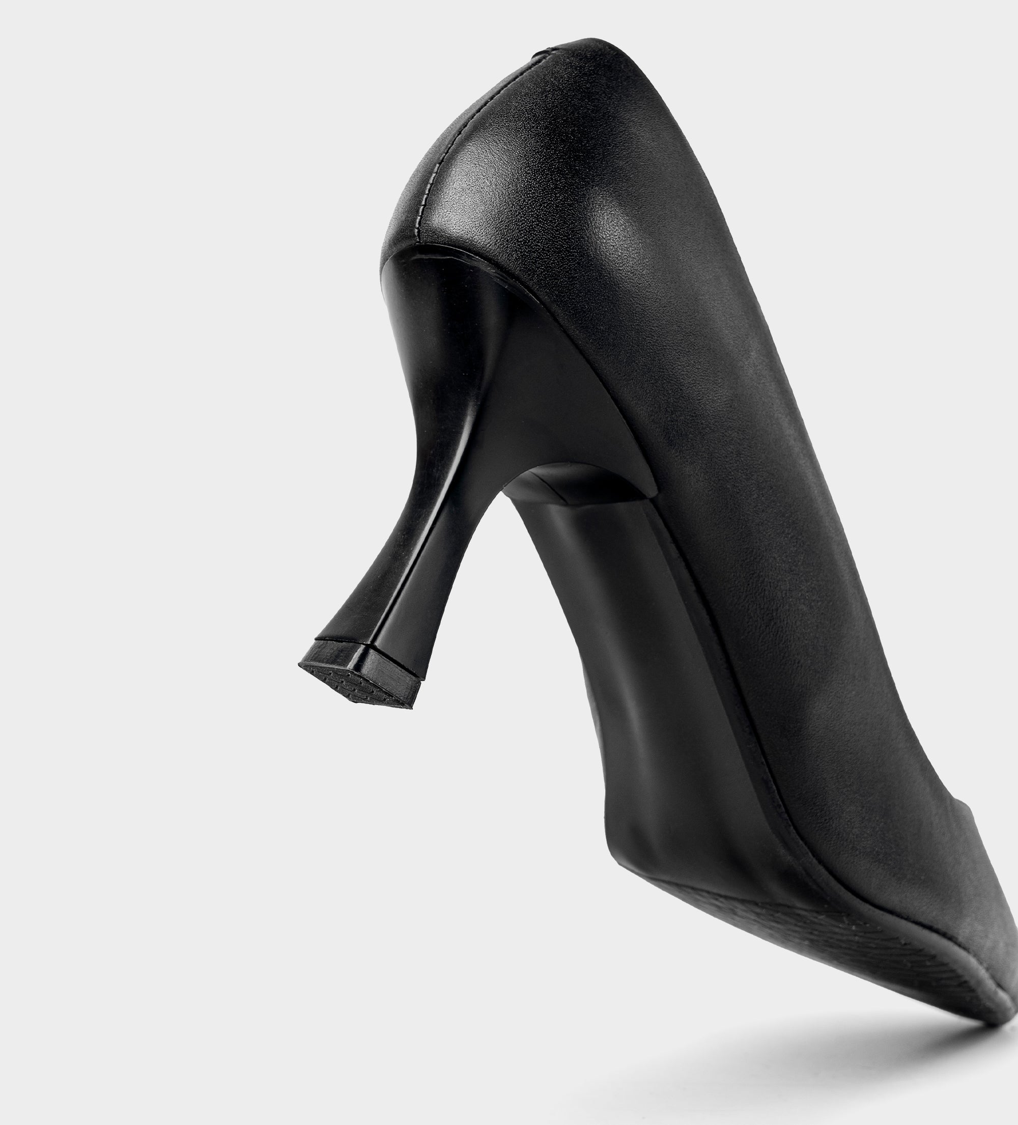 ZAPATO TACÓN BAJO PIEL NEGRO