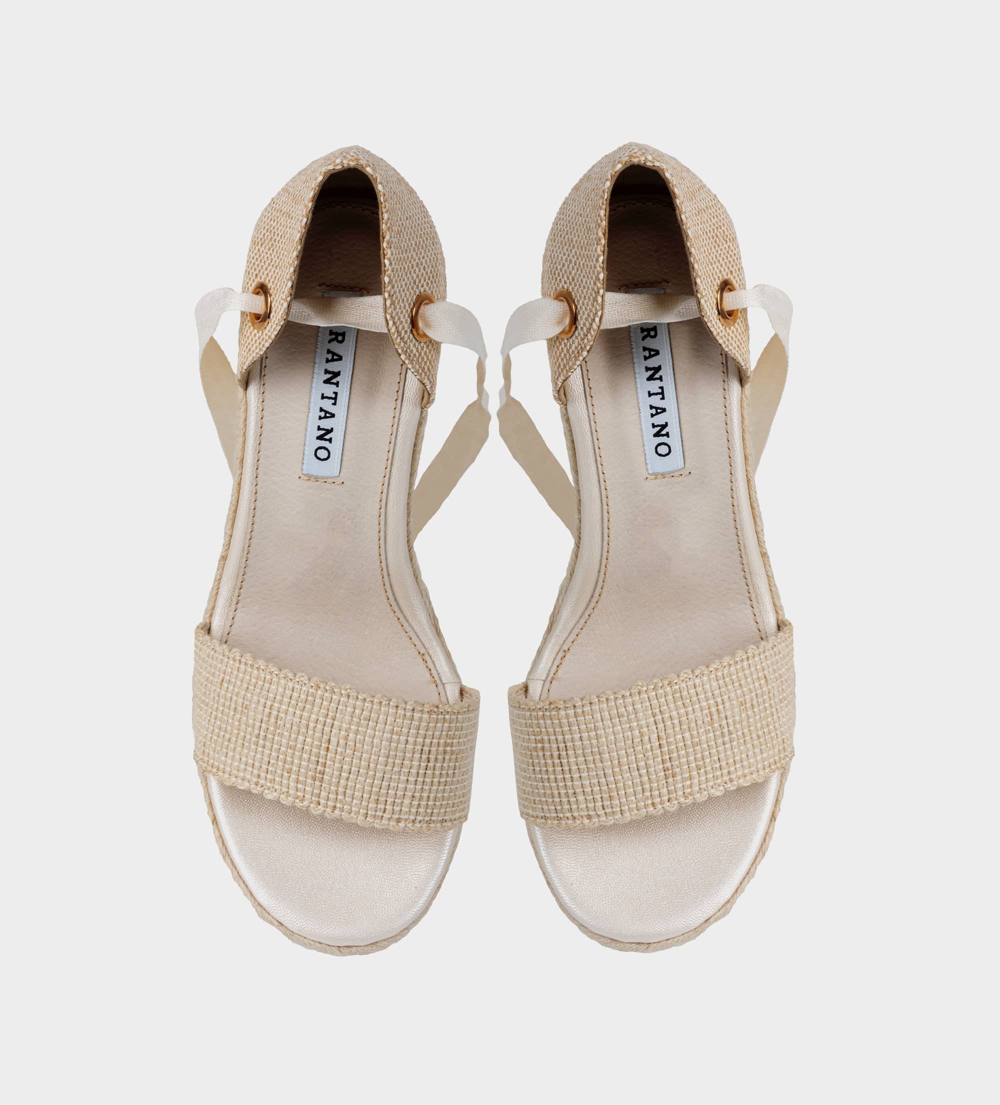 CUÑA YUTE LISTON BEIGE