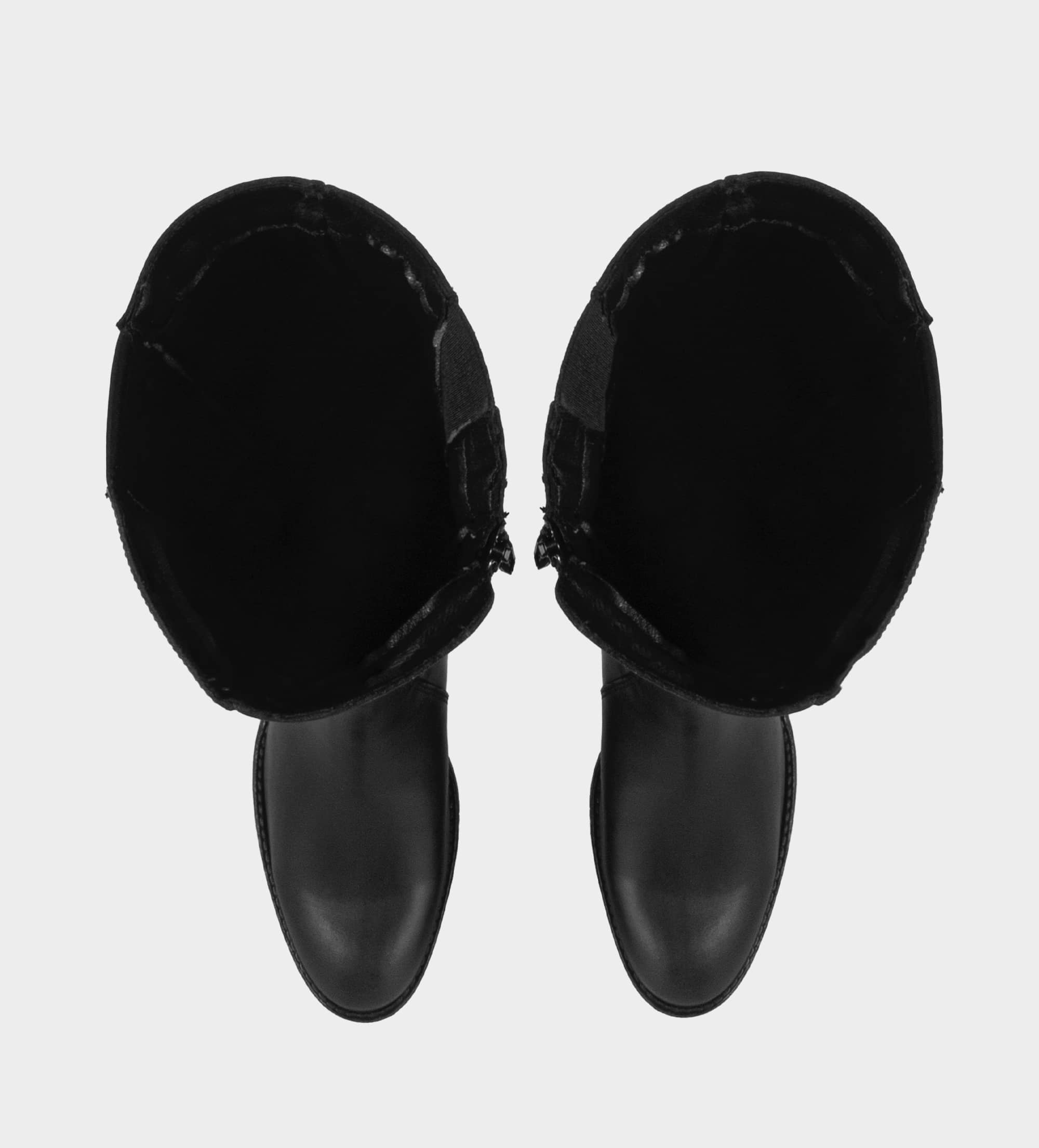 HIGH-BOOTS HEBILLA ECUESTRE PIEL NEGRO