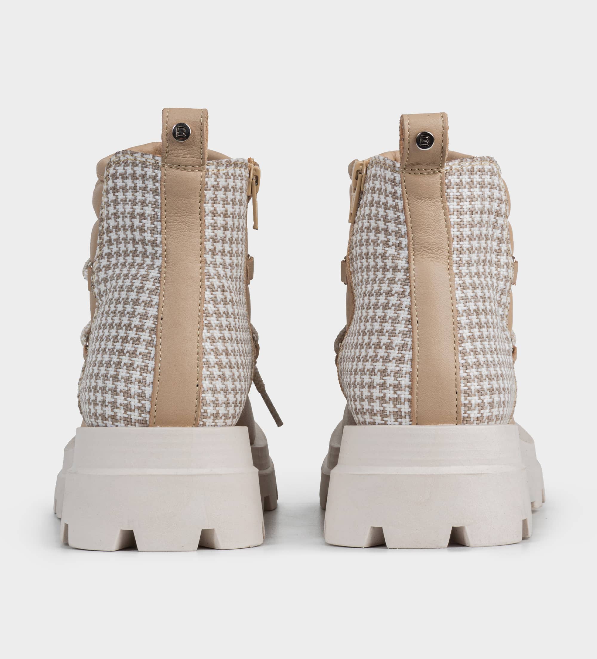 BOTINES TRACK PIEL ACOLCHADOS