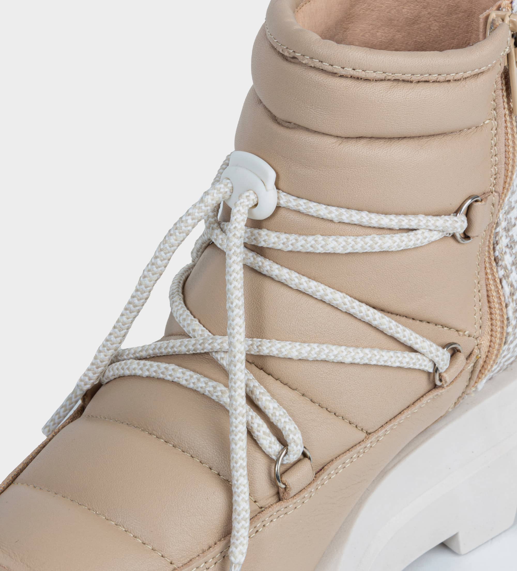 BOTINES TRACK PIEL ACOLCHADOS