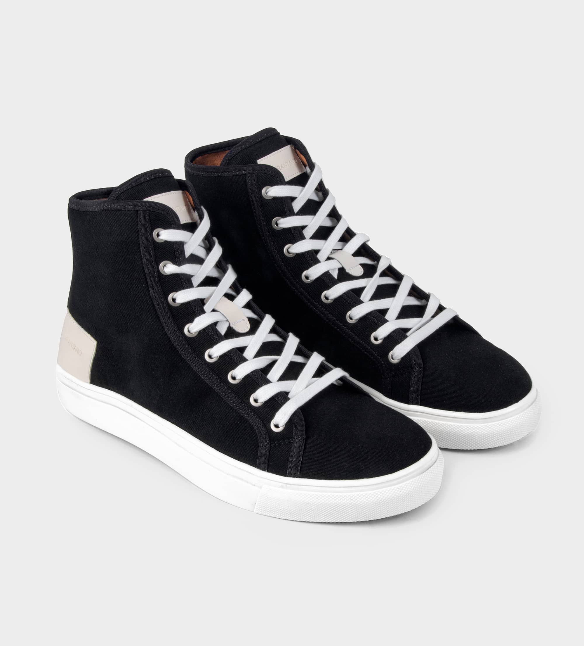 SNEAKERS HIGH TOP TEXTIL NEGRO