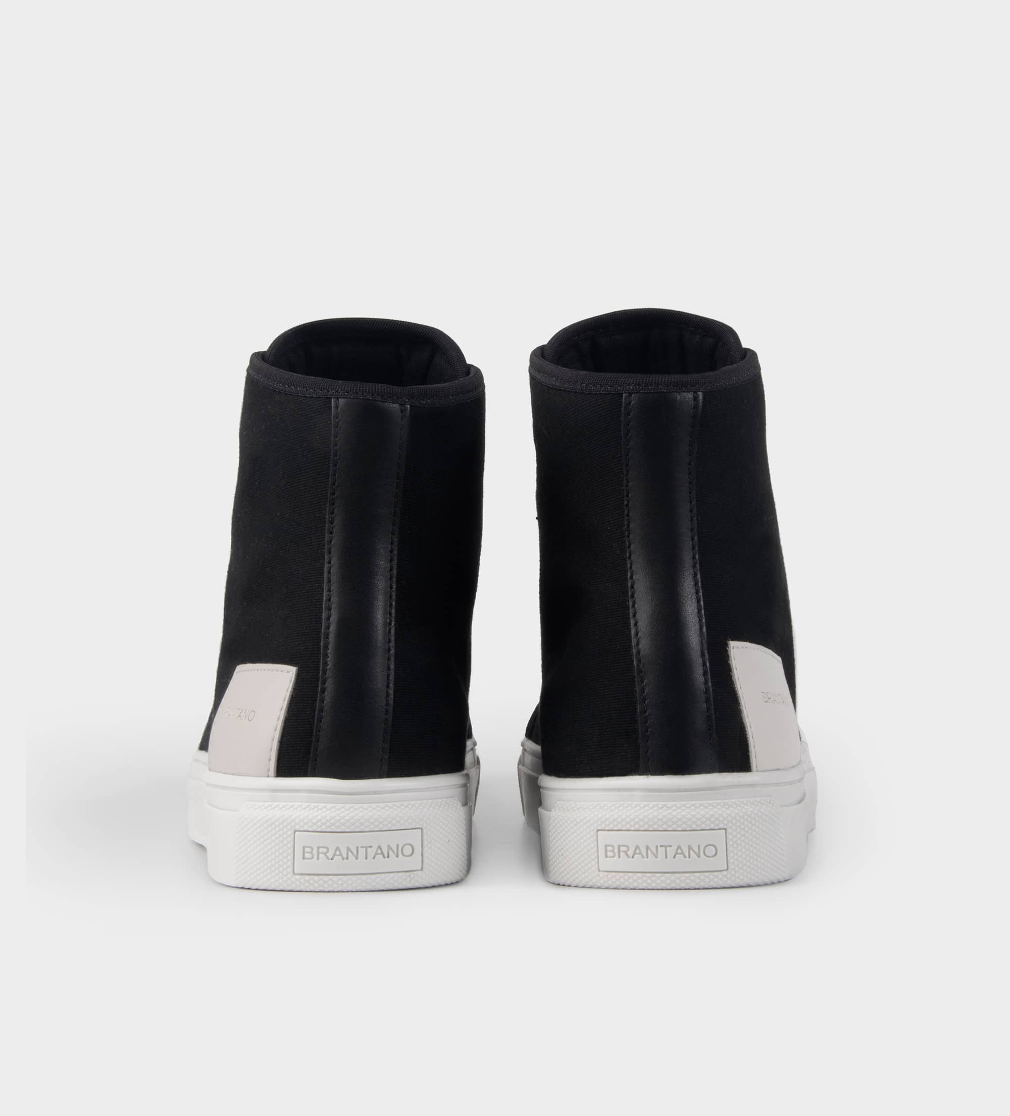 SNEAKERS HIGH TOP TEXTIL NEGRO