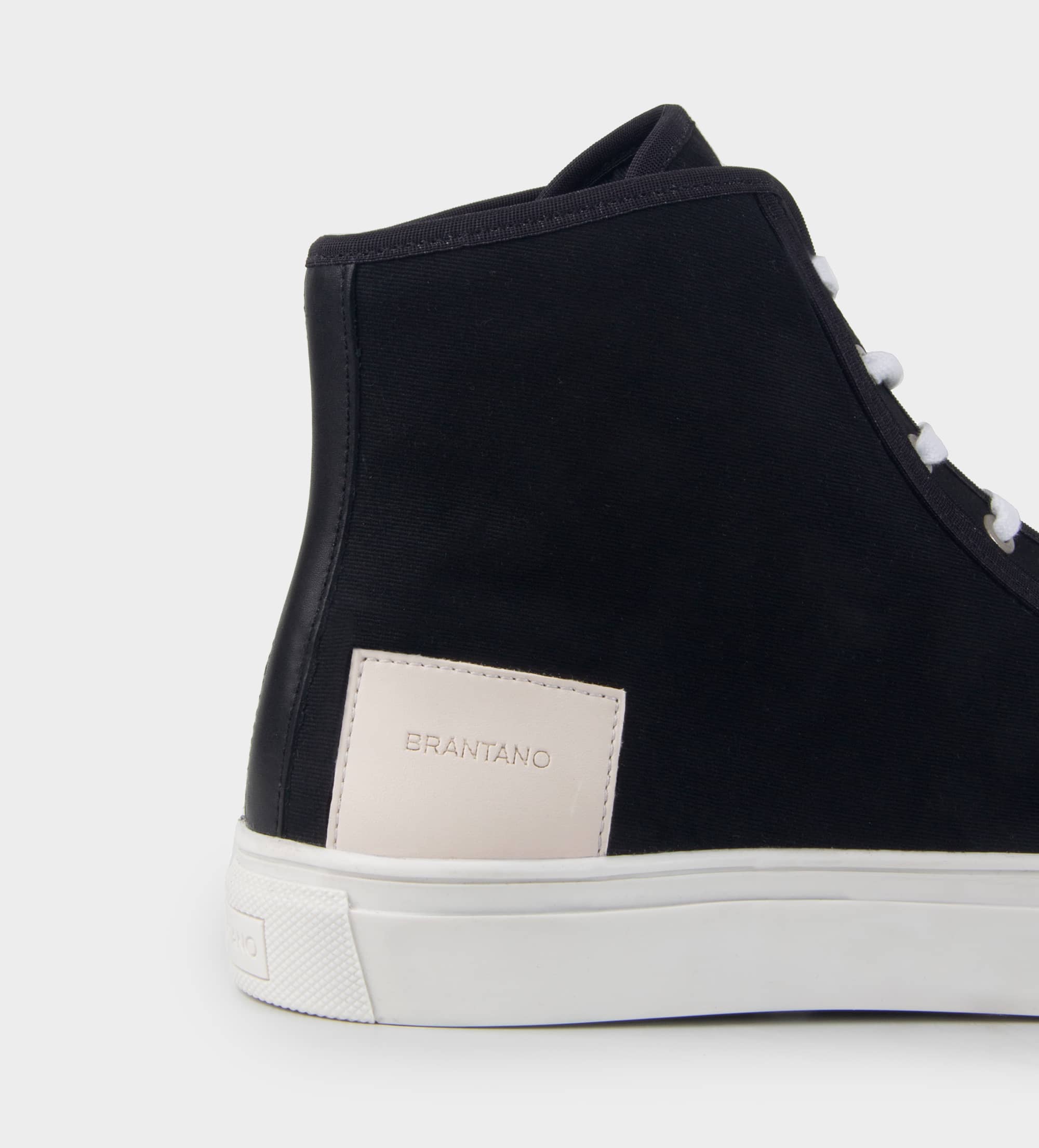 SNEAKERS HIGH TOP TEXTIL NEGRO