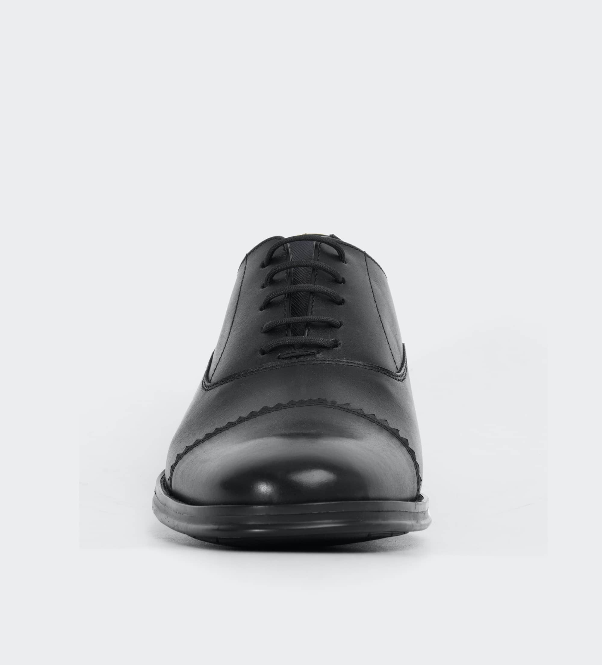 OXFORD PUNTERA PIEL NEGRO