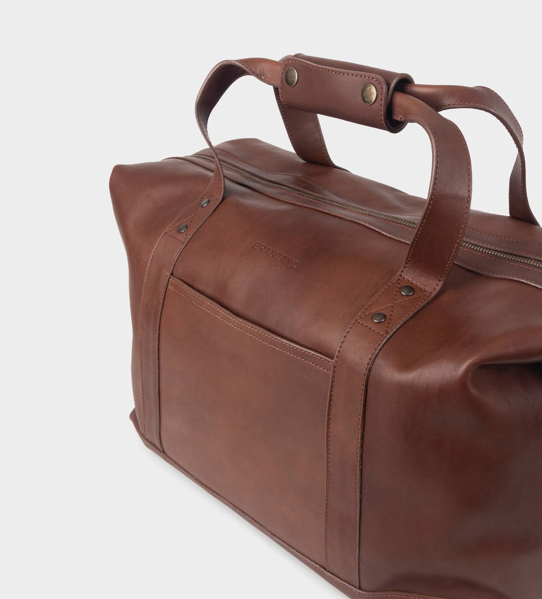 DUFFLE BAG PIEL CAFÉ