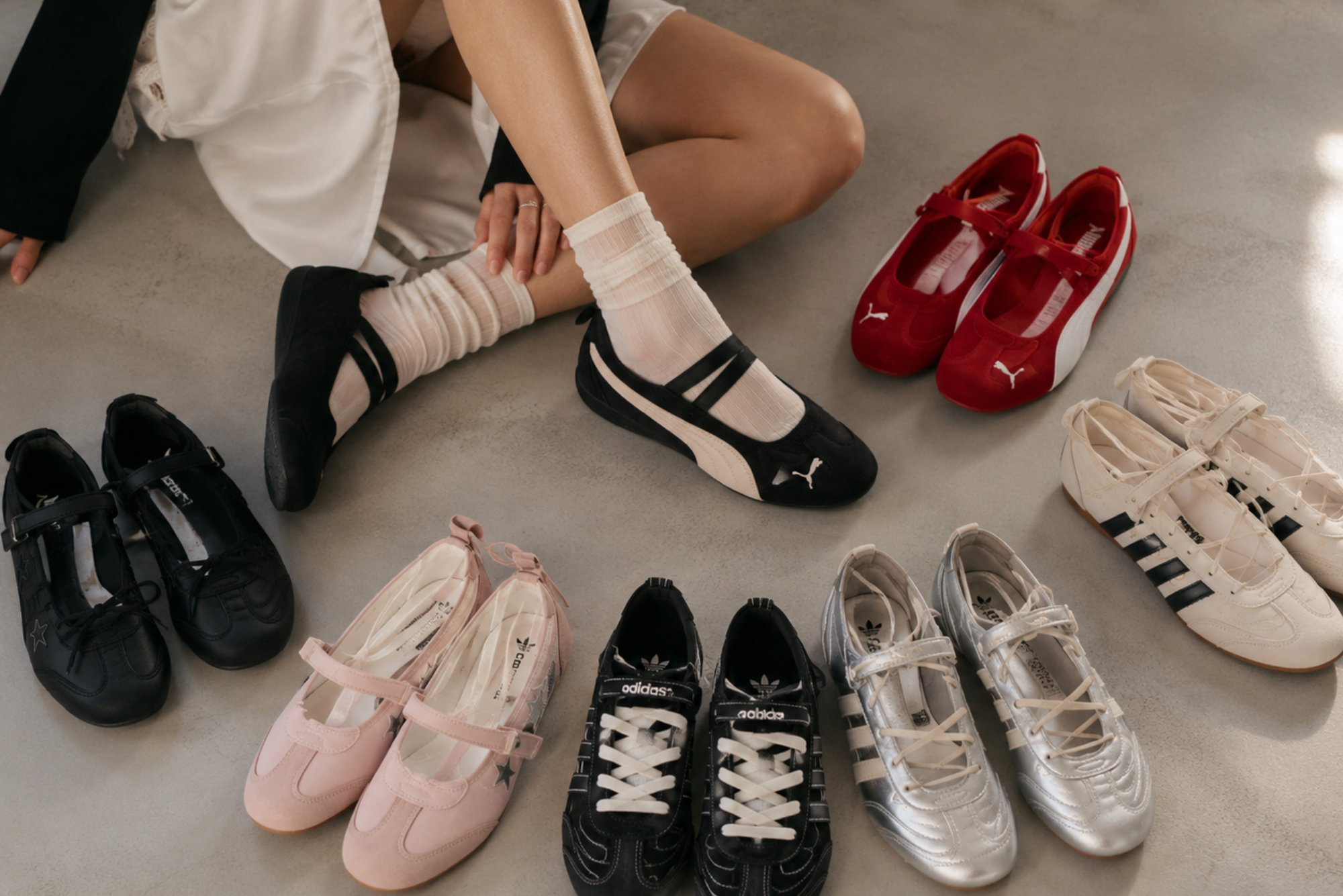 Sneakers Tipo Ballerina: El Híbrido que Está Dominando el Street Style