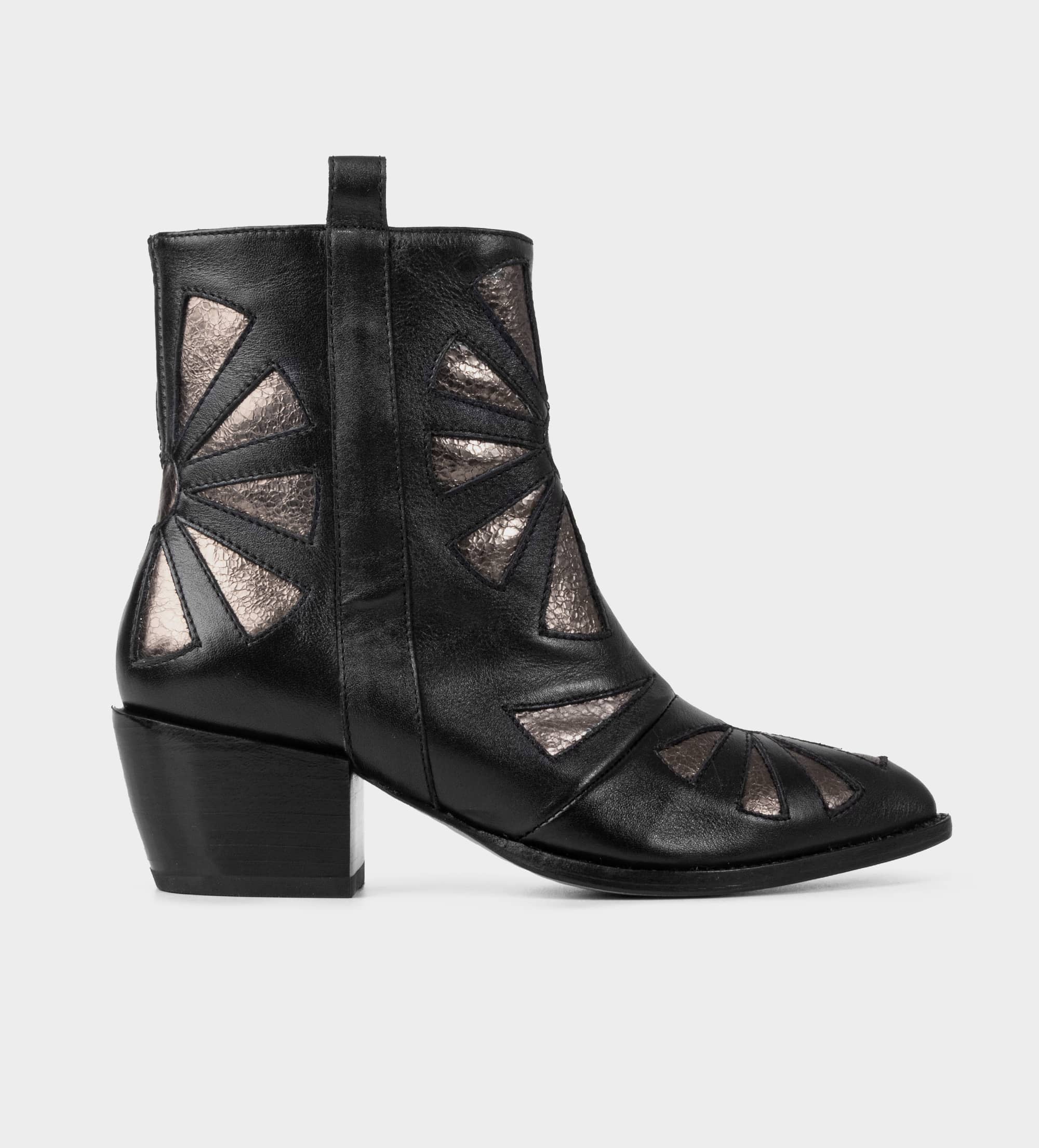 Botin cowboy mujer discount negro