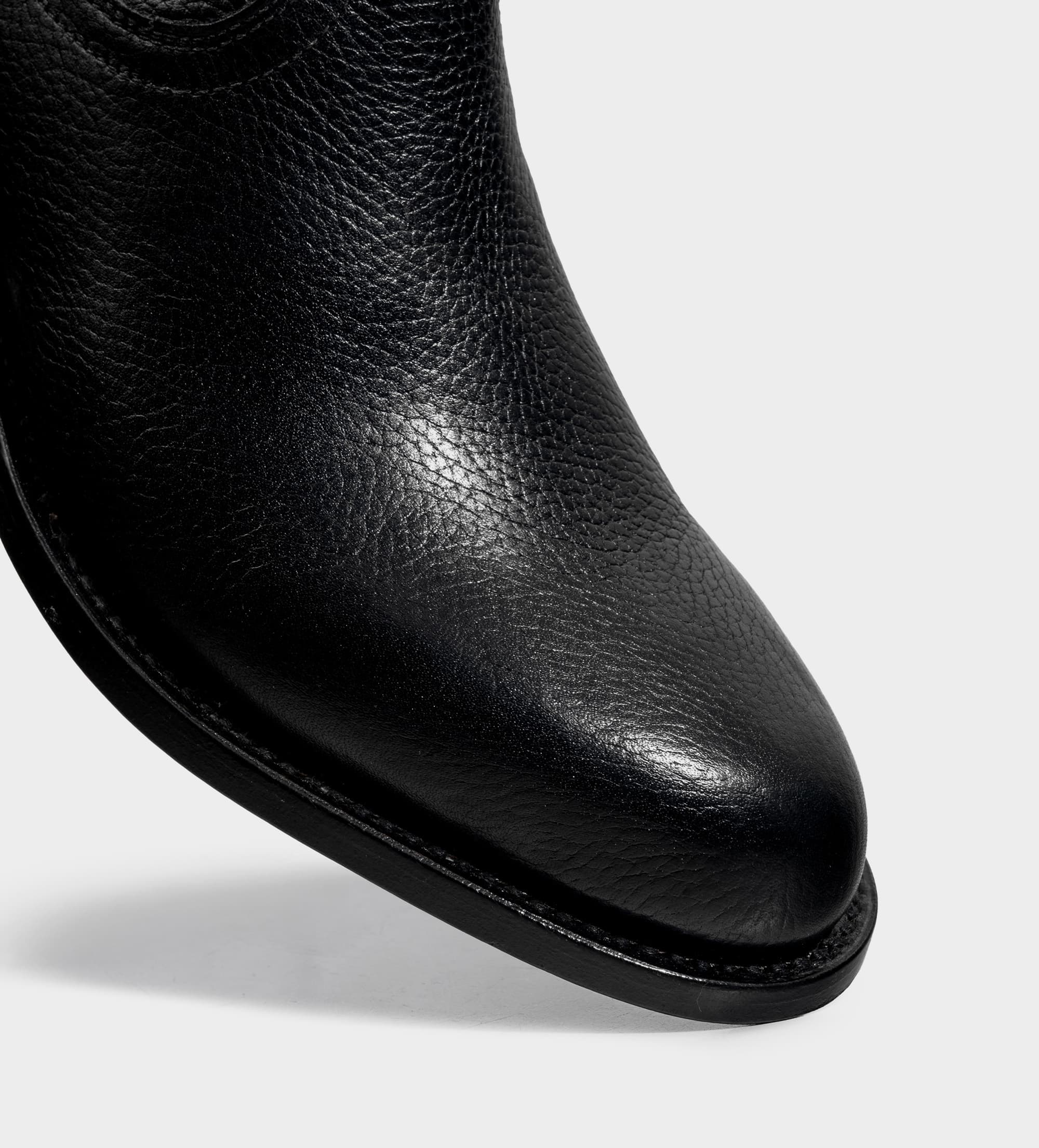 BOTA WESTERN WELT PIEL PREMIUM NEGRO HIGH